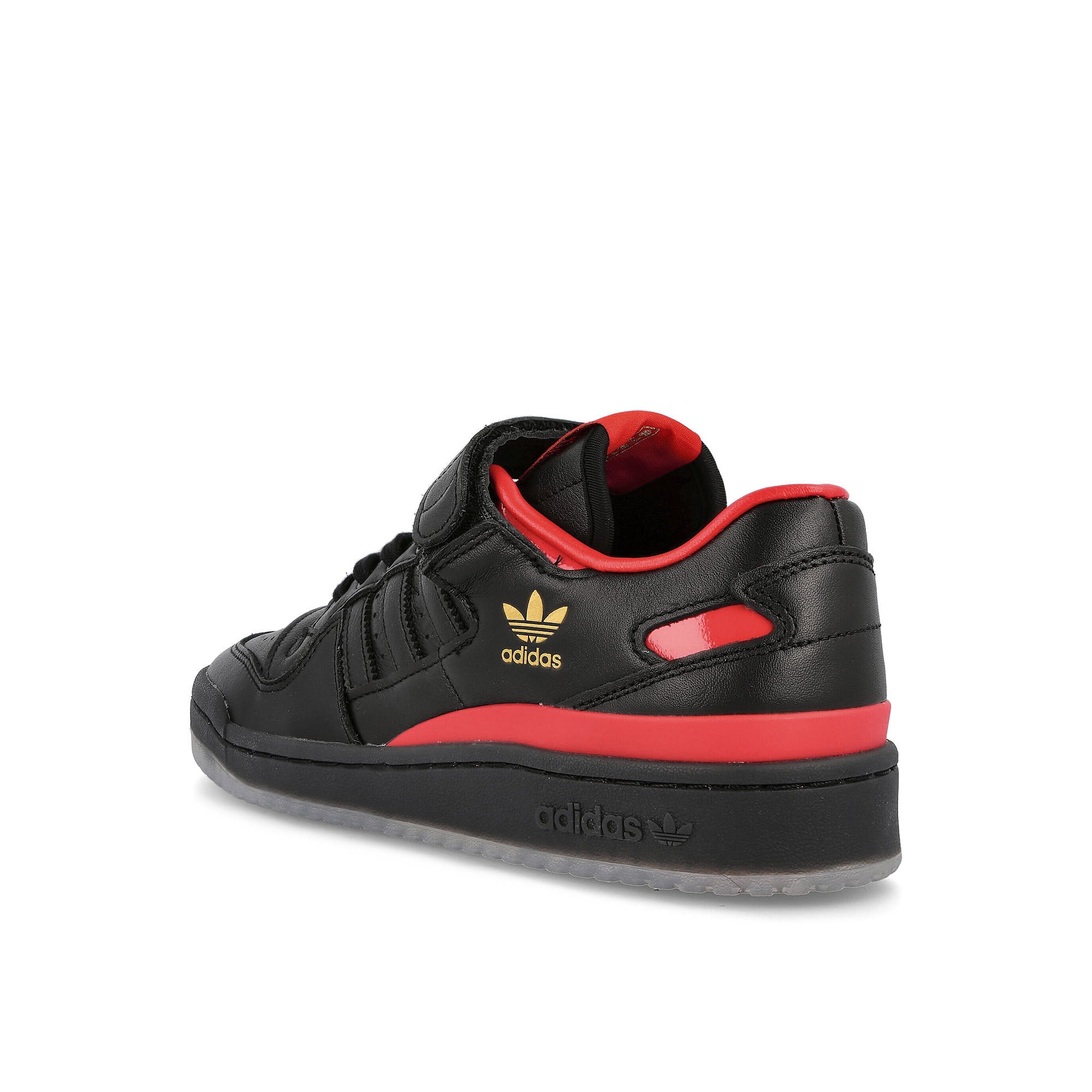 adidas Circoloco x adidas Forum Low Core Black / Core Black / Vivid Red Sneakers Material | Overkill