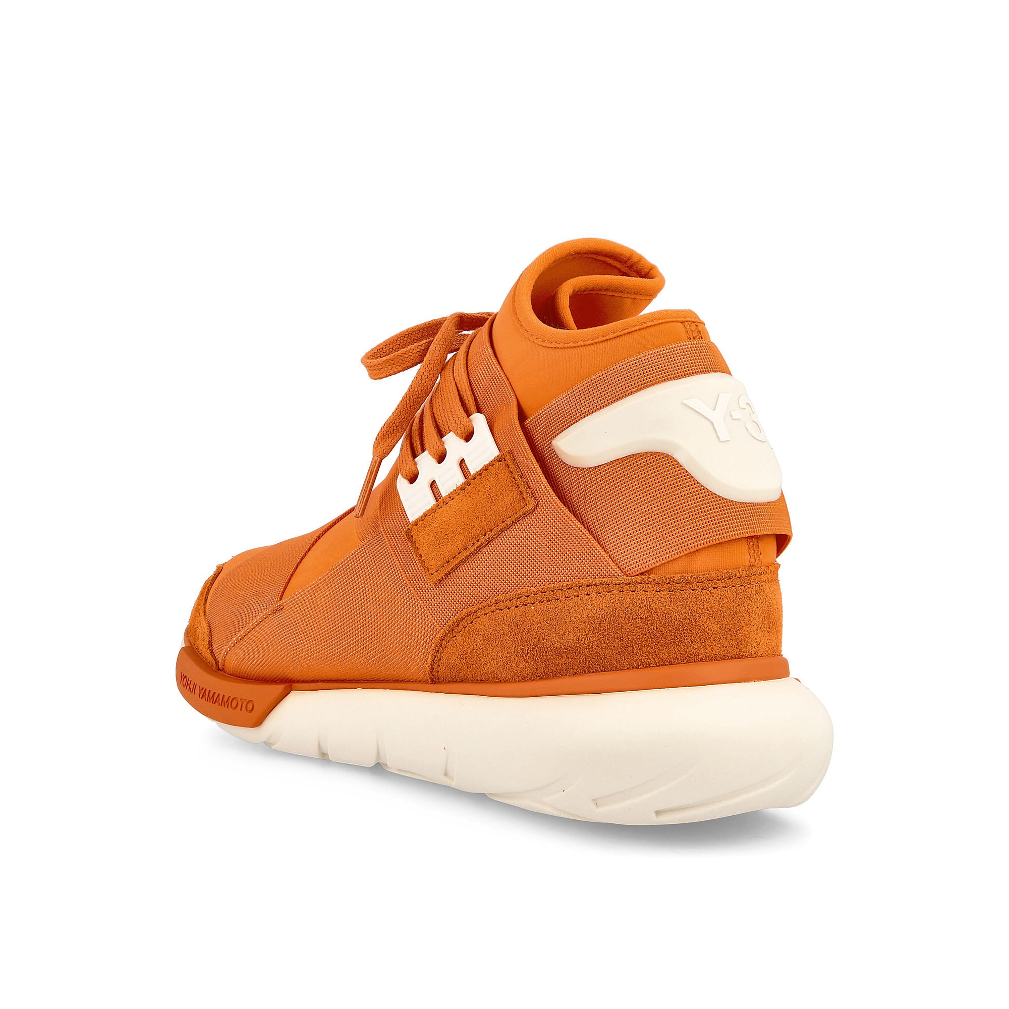 Y-3 qasa Orange-Orange-Clear White Sneakers Material | Overkill