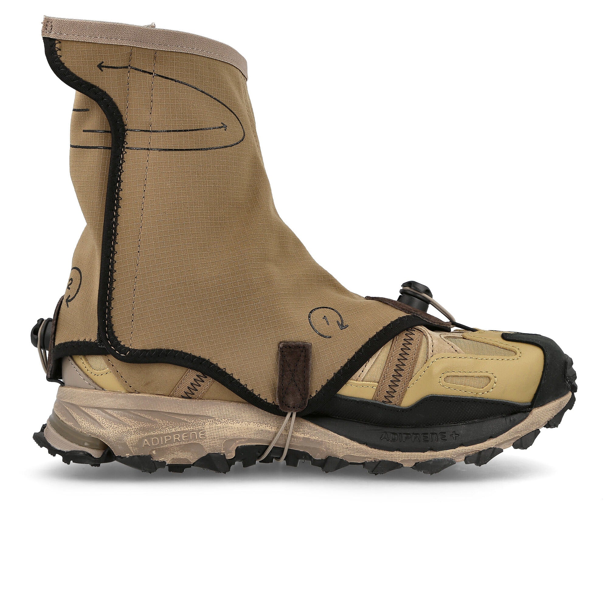 adidas Hyperturf Adventure Gaiter Golden Beige-Chalk Brown-Golden Beige Low Top Sneakers Material | Overkill