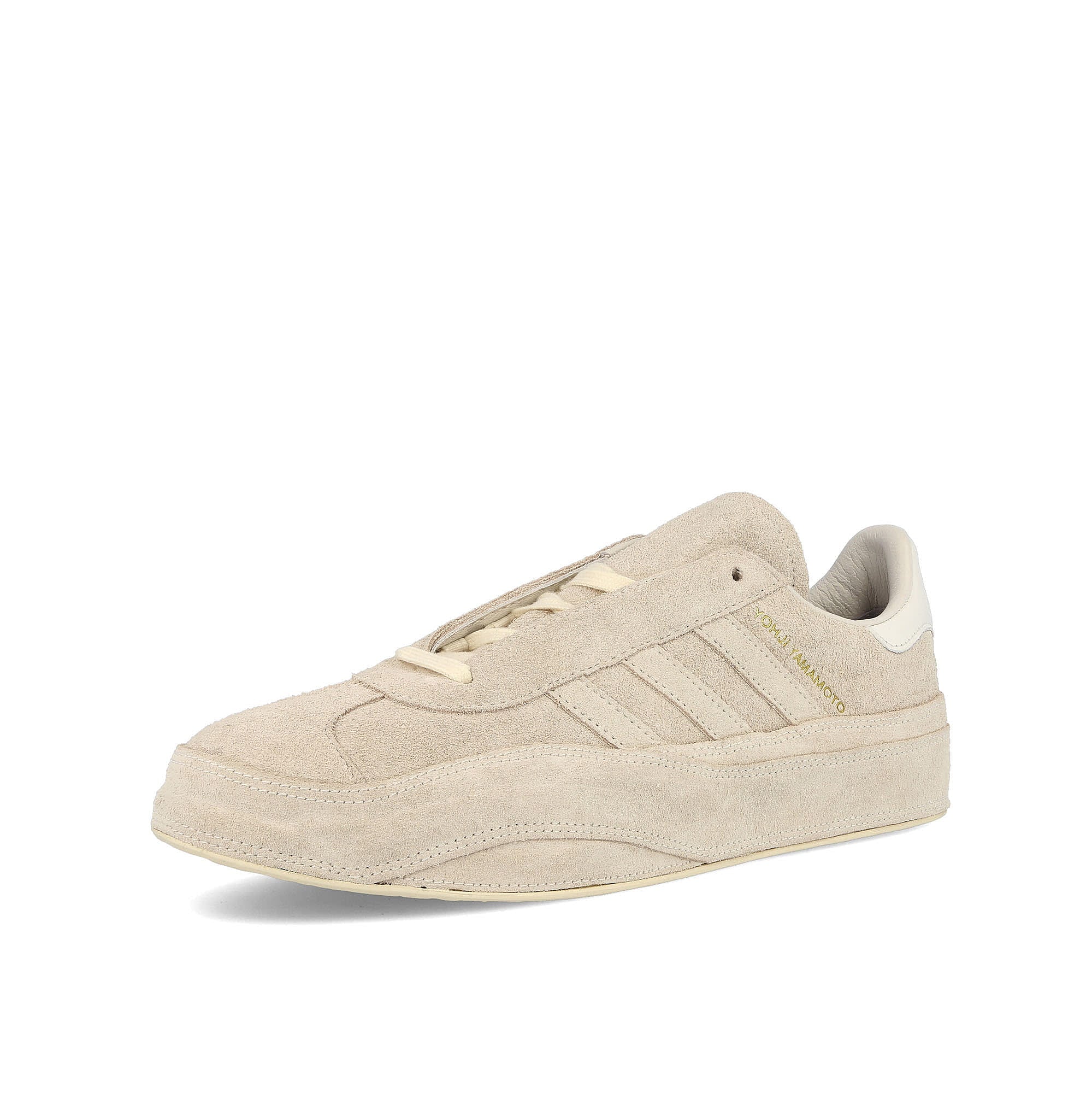Y-3 gazelle Cwhite-Cwhite-Cwhite Sneakers Close Up | Overkill