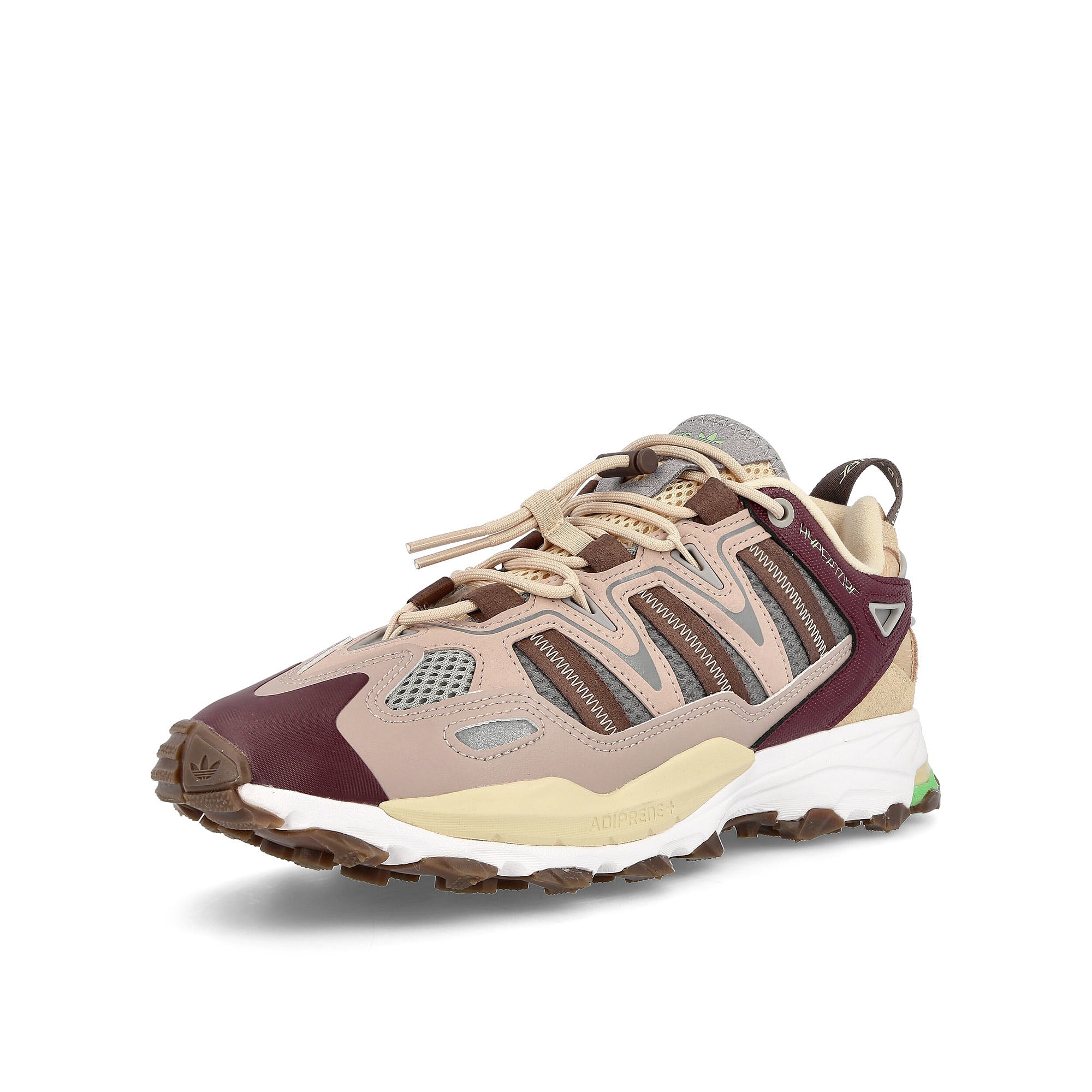 adidas Hyperturf Sand Strata-Earth Strata-Shadow Red Sneakers Close Up | Overkill