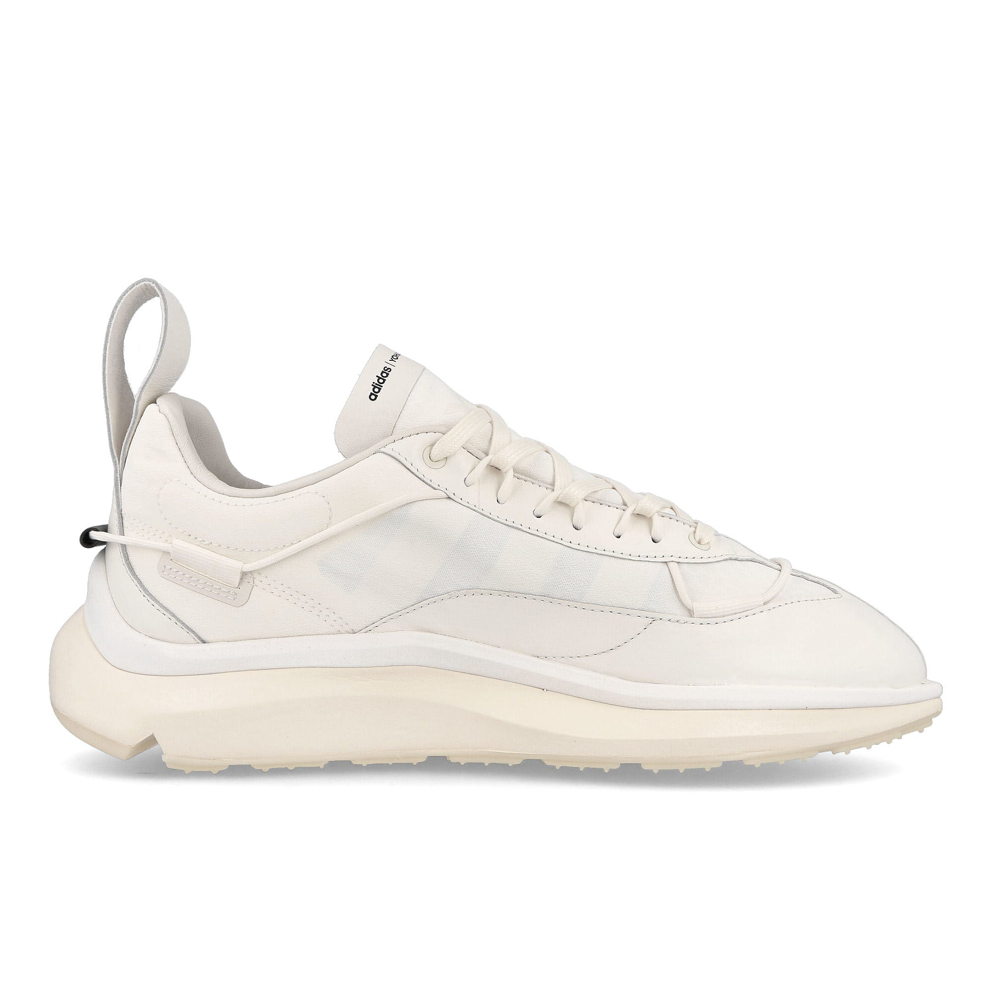 Y-3 shiku run Core White-Core White-Black Sneakers Silhouette | Overkill