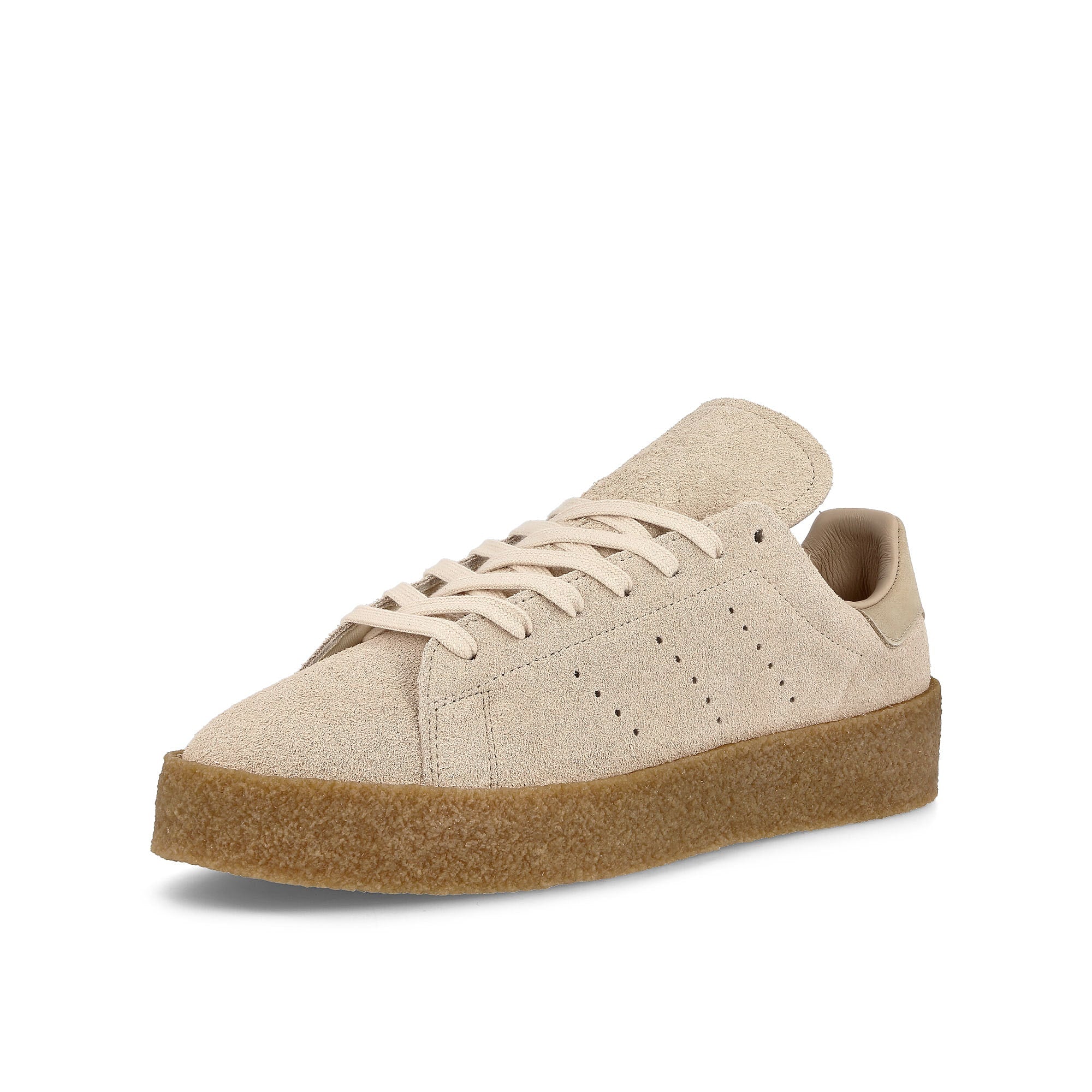 adidas Stan Smith Crepe Sand Strata-Magic Beige-Supplier Colour Low Top Sneakers Close Up | Overkill