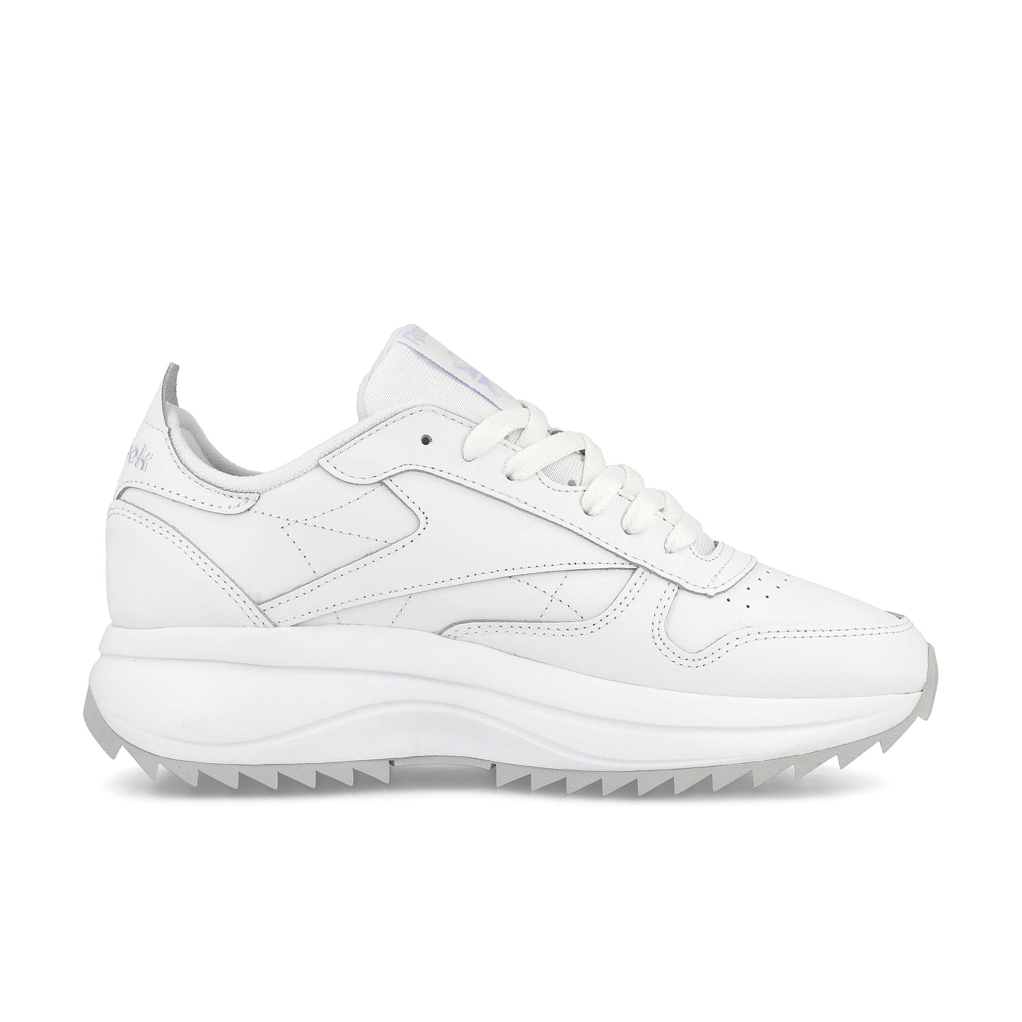 Reebok Classic Leather SP Extra Footwear White-Light Soliud Grey-Lucid Lilac Low Top Sneakers Silhouette | Overkill