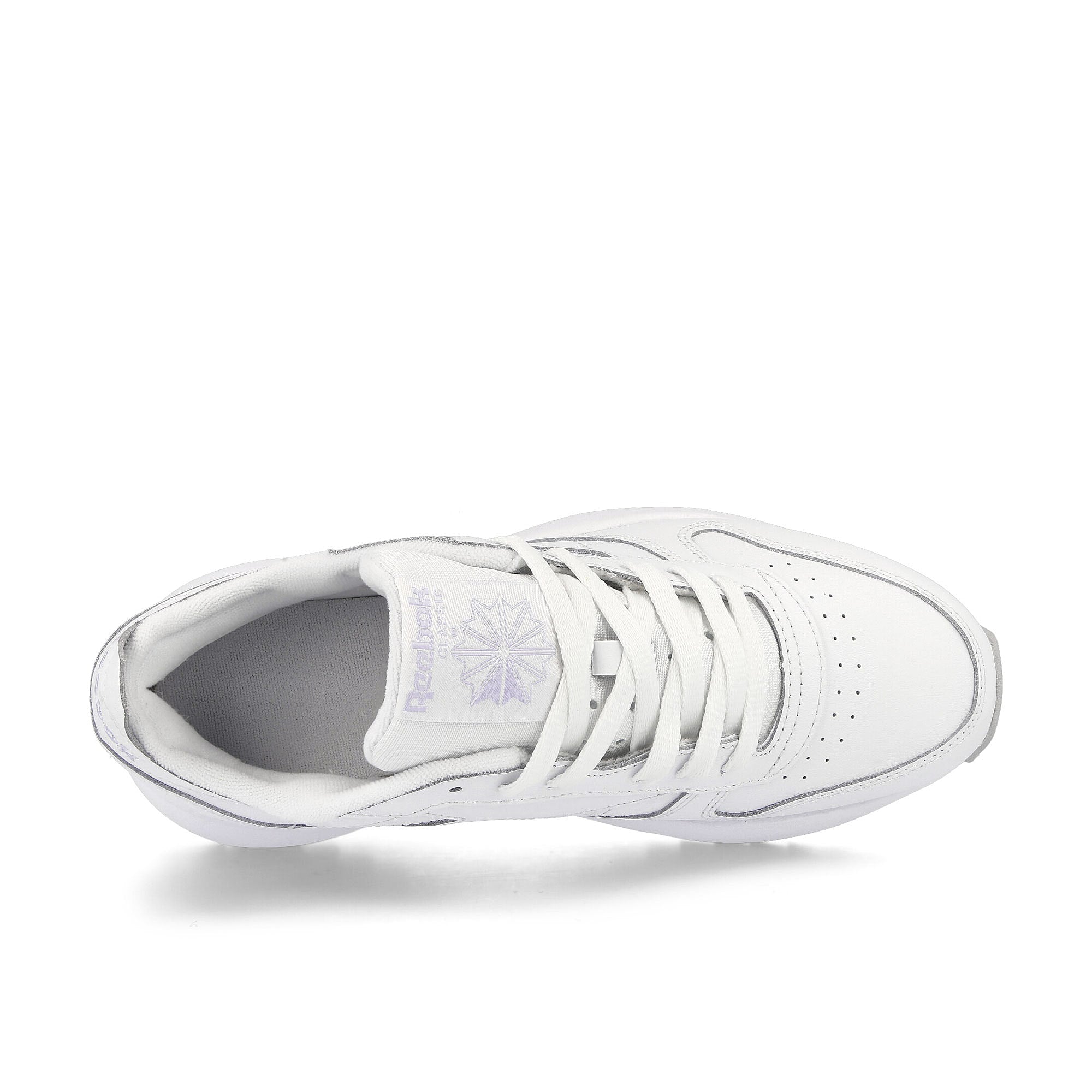 Reebok Classic Leather SP Extra Footwear White-Light Soliud Grey-Lucid Lilac Low Top Sneakers Detailfoto | Overkill