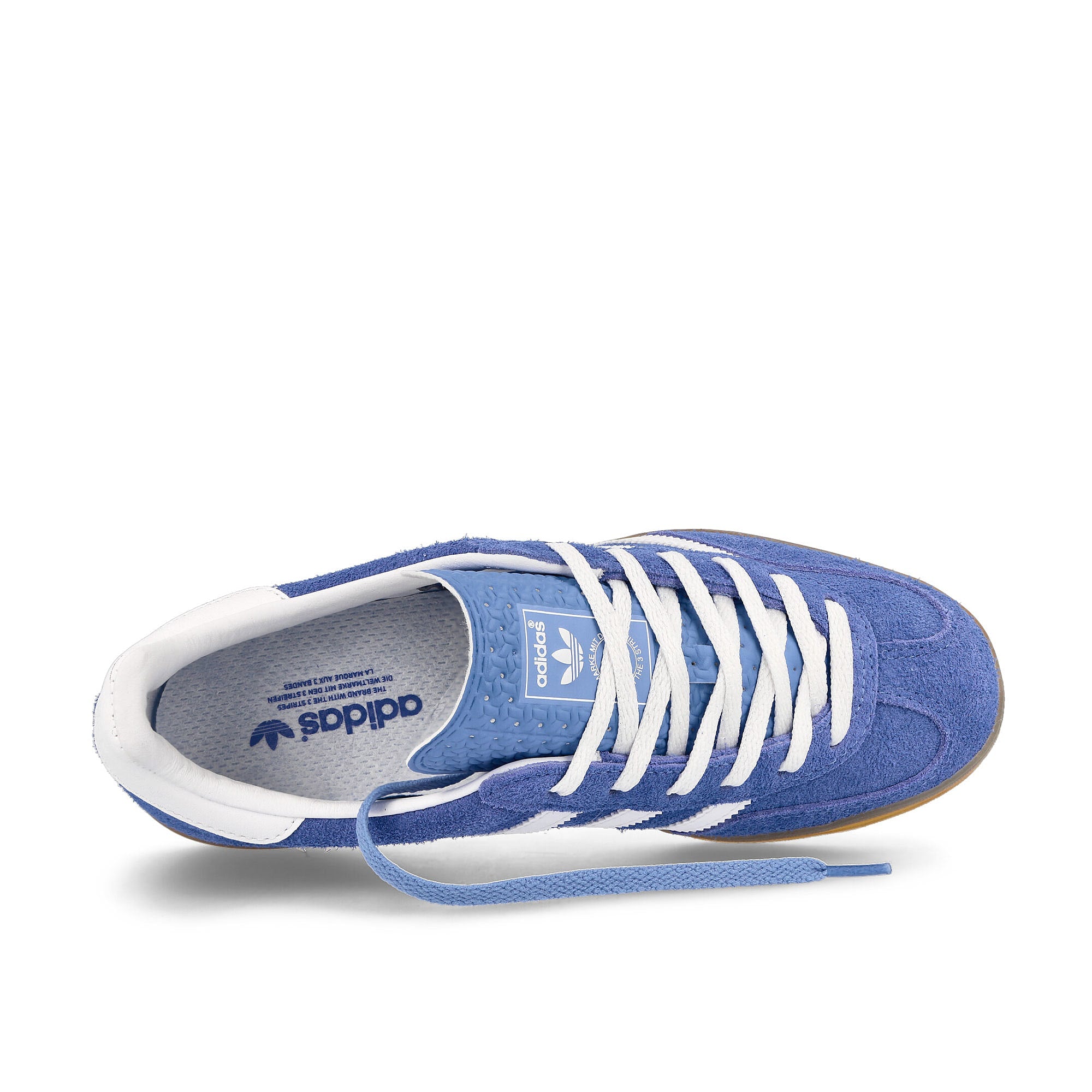adidas Gazelle Indoor W Blue Fusion / Cloud White / Gold Metallic Low Top Sneakers Detailfoto | Overkill