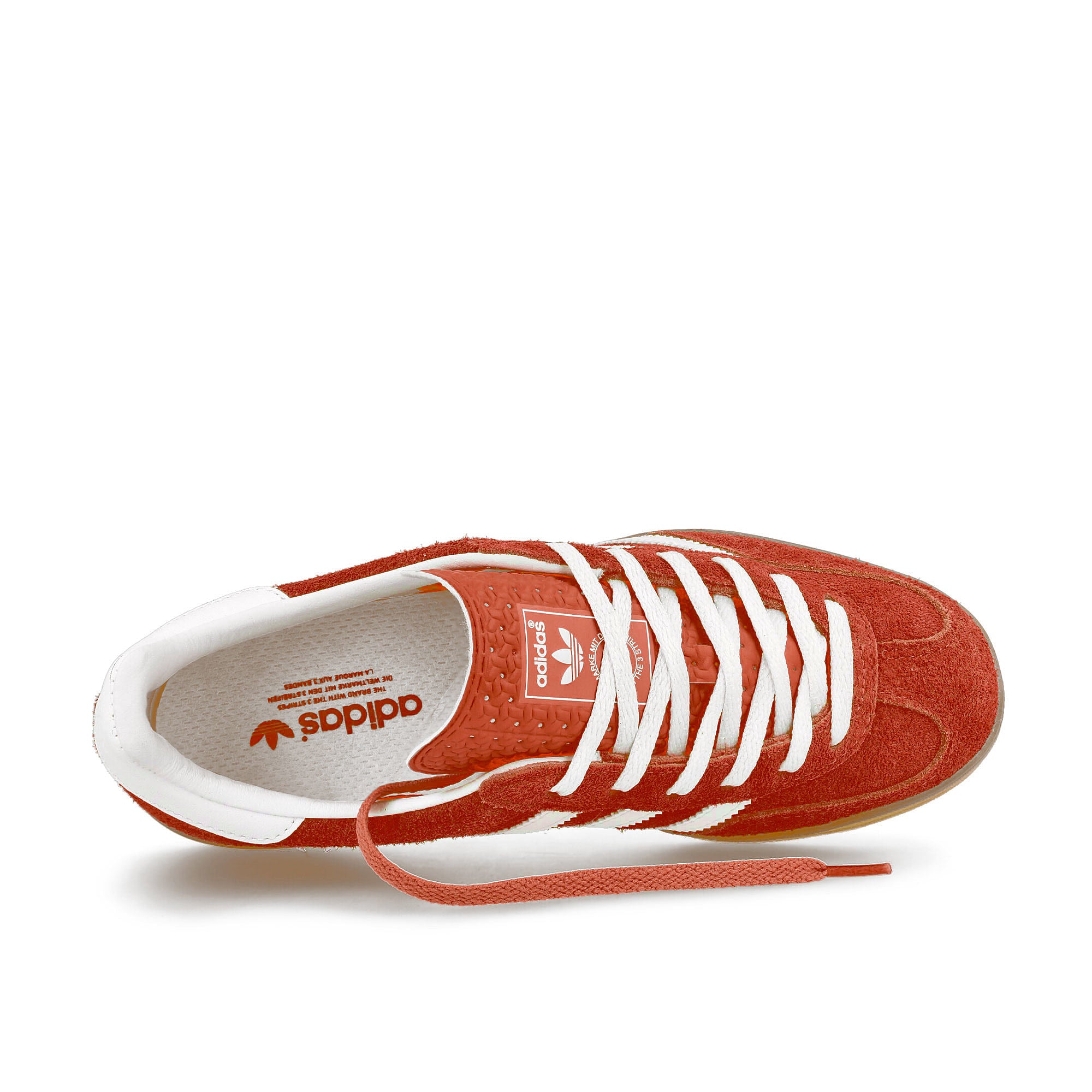 adidas Gazelle Indoor W Bold Orange-Cloud White-Gum Sneakers Detailfoto | Overkill