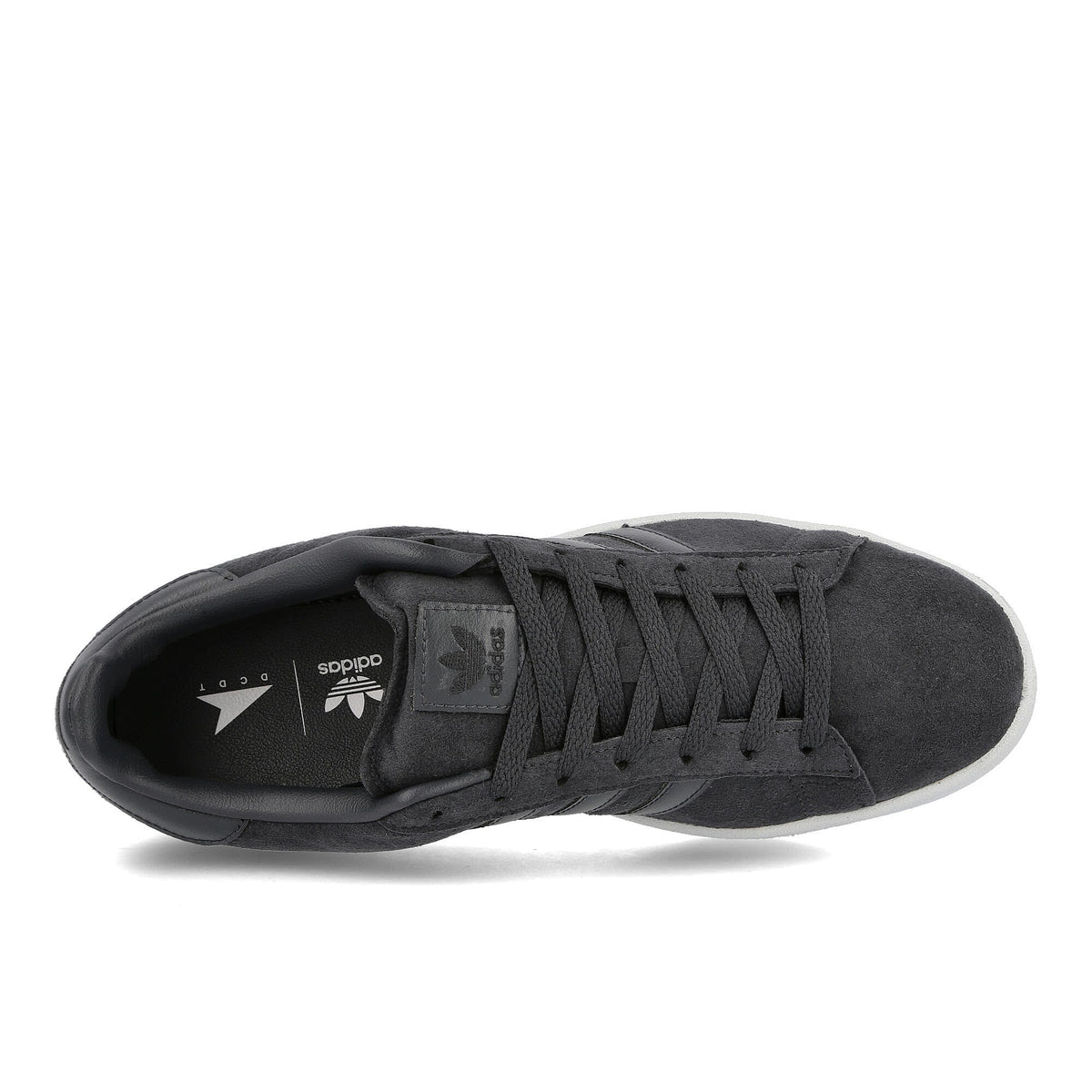 adidas Descendant x adidas Campus Dark Grey / Dark Grey / Night Grey Sneakers Detailfoto | Overkill