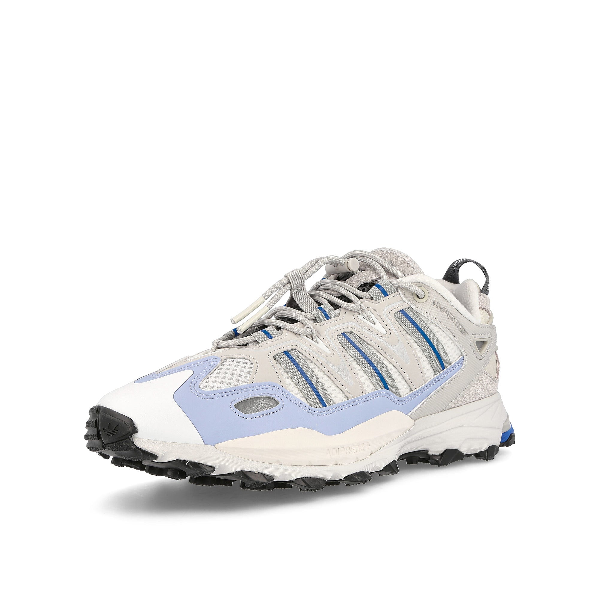 adidas Hyperturf Crystal White-Grey One-Grey Four Sneakers Close Up | Overkill