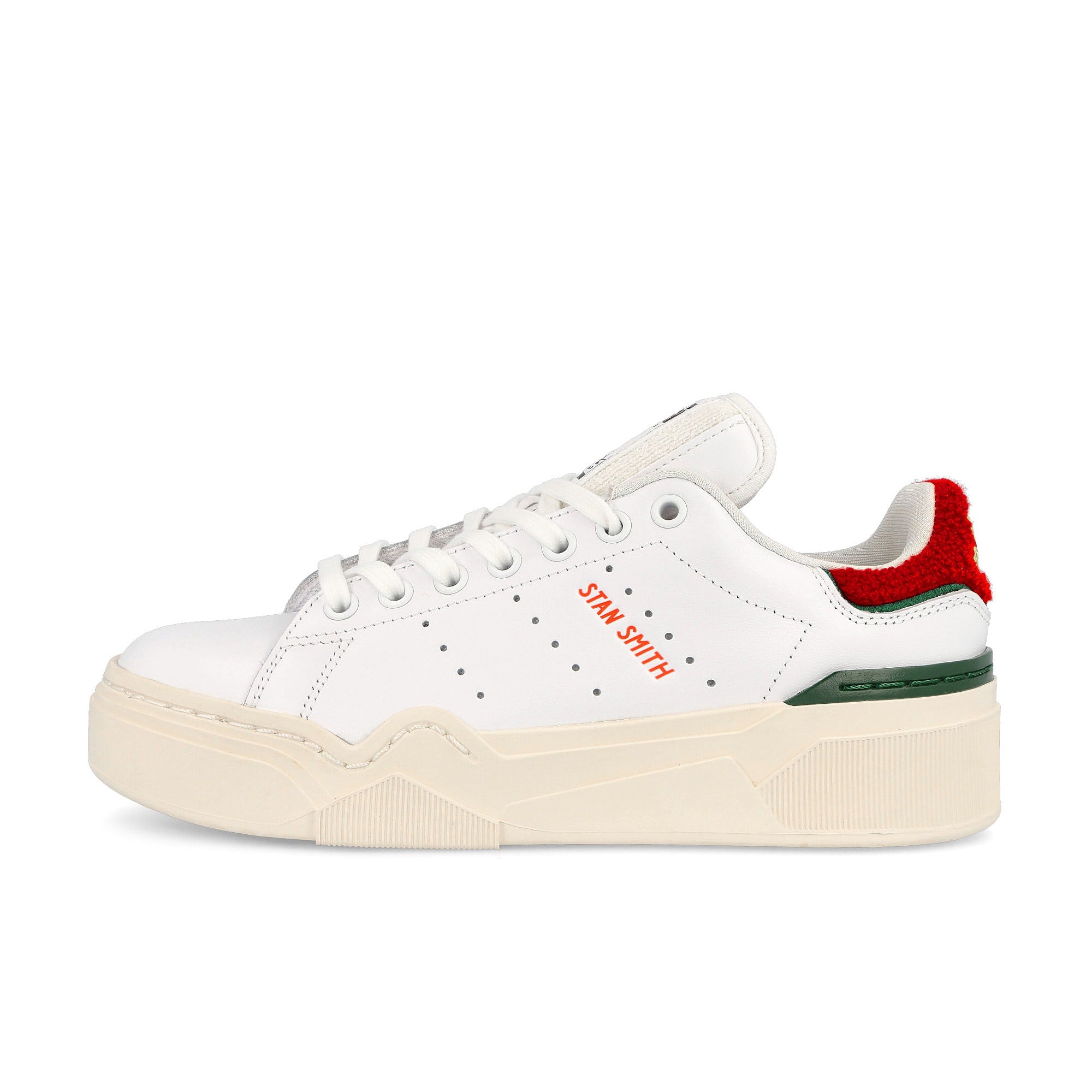 adidas Stan Smith Bonega 2B W Cloud White-Better Scarlet-Collegiate Green Low Top Sneakers HQ9882 | Overkill