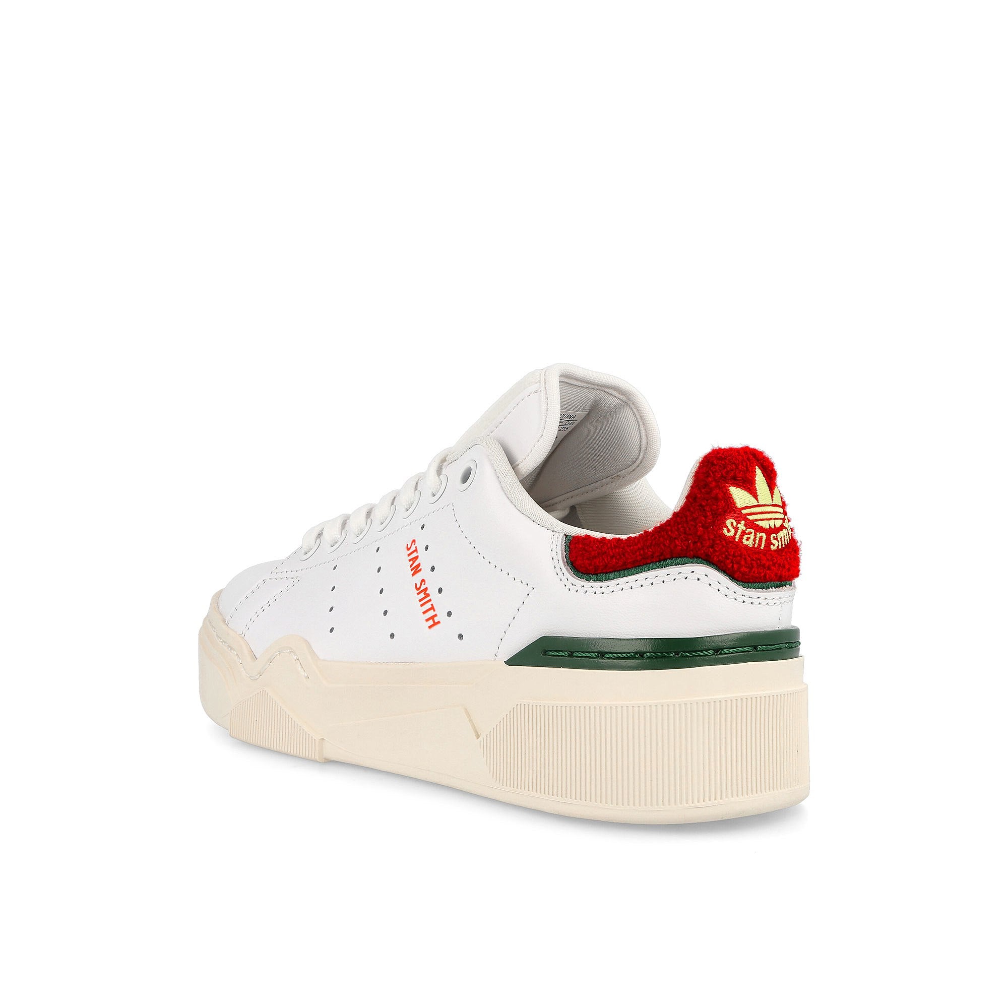 adidas Stan Smith Bonega 2B W Cloud White-Better Scarlet-Collegiate Green Low Top Sneakers Material | Overkill