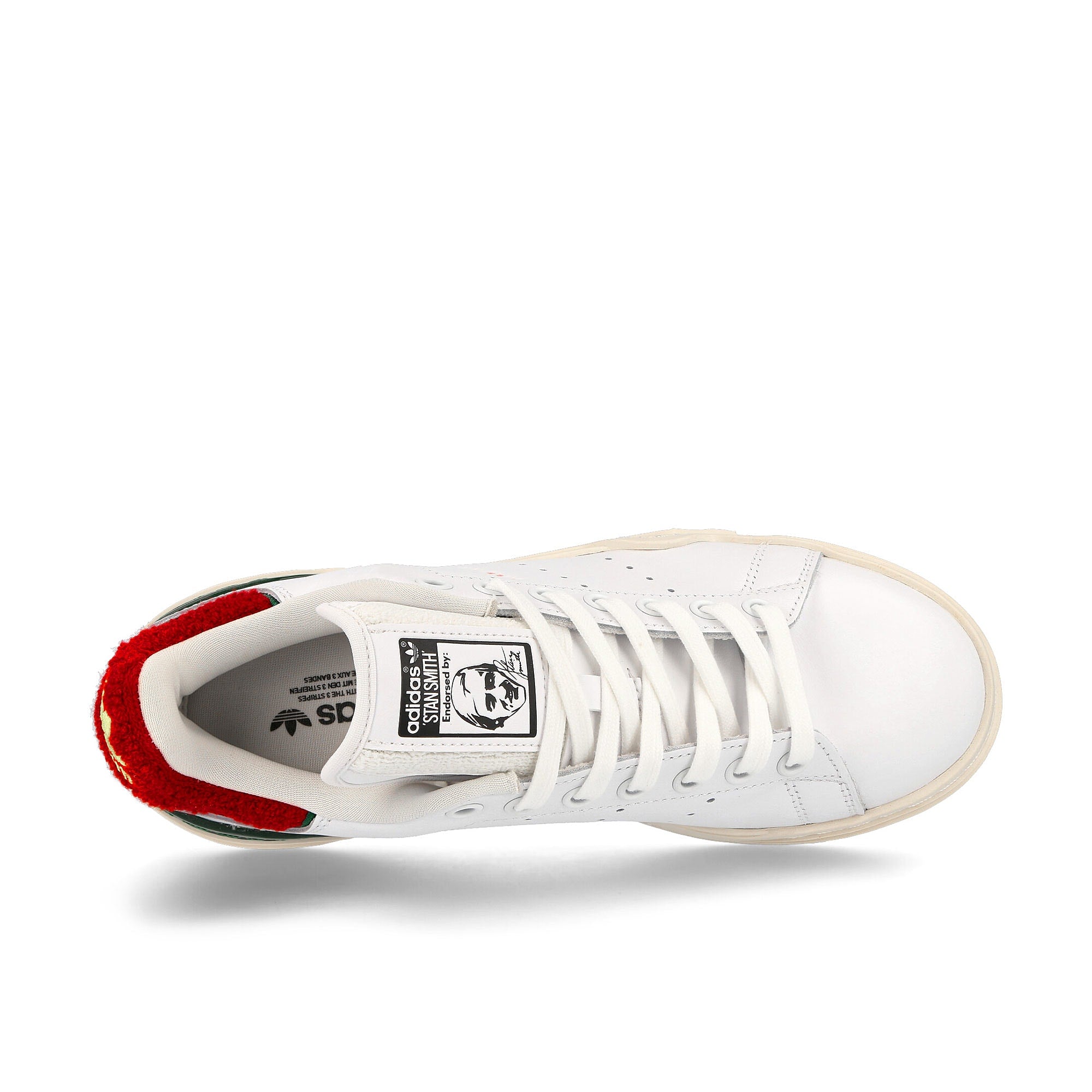 adidas Stan Smith Bonega 2B W Cloud White-Better Scarlet-Collegiate Green Low Top Sneakers Detailfoto | Overkill