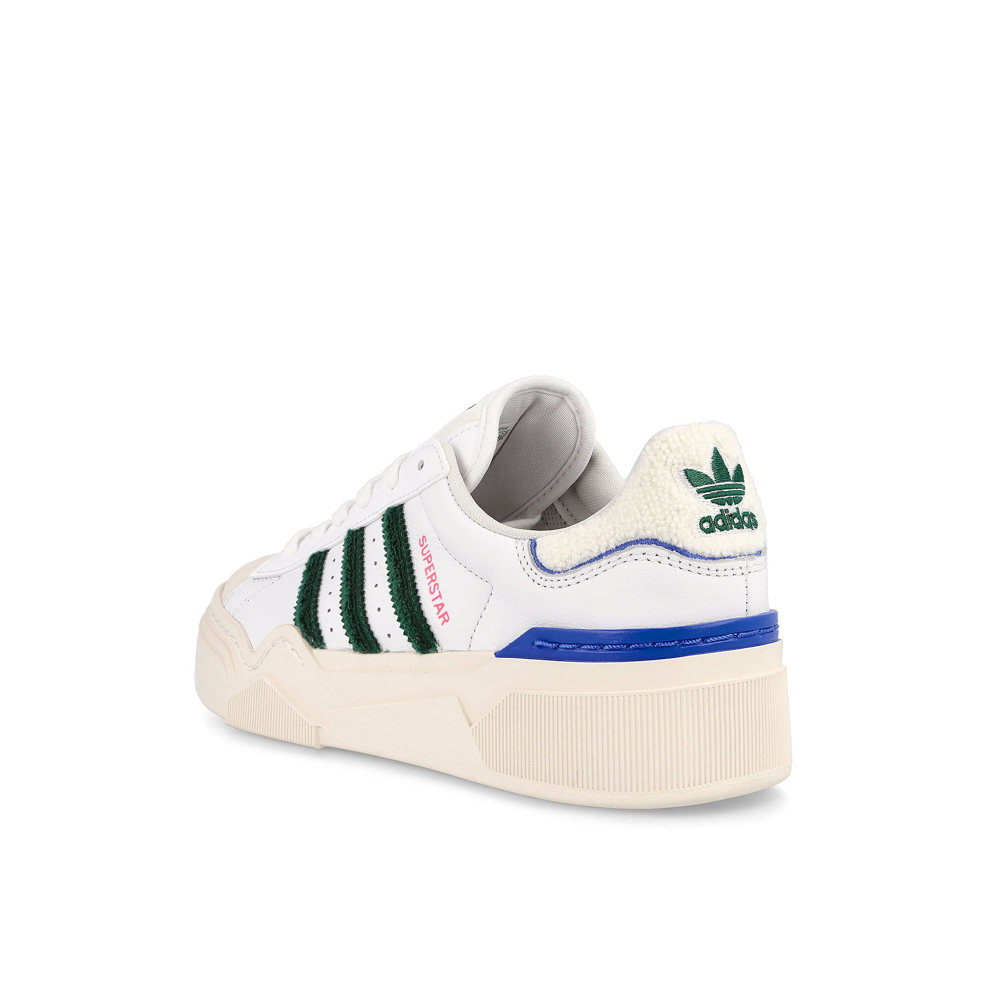 adidas Superstar Bonega 2B W Footwear White-Dark Green-Blue Royal Low Top Sneakers Material | Overkill