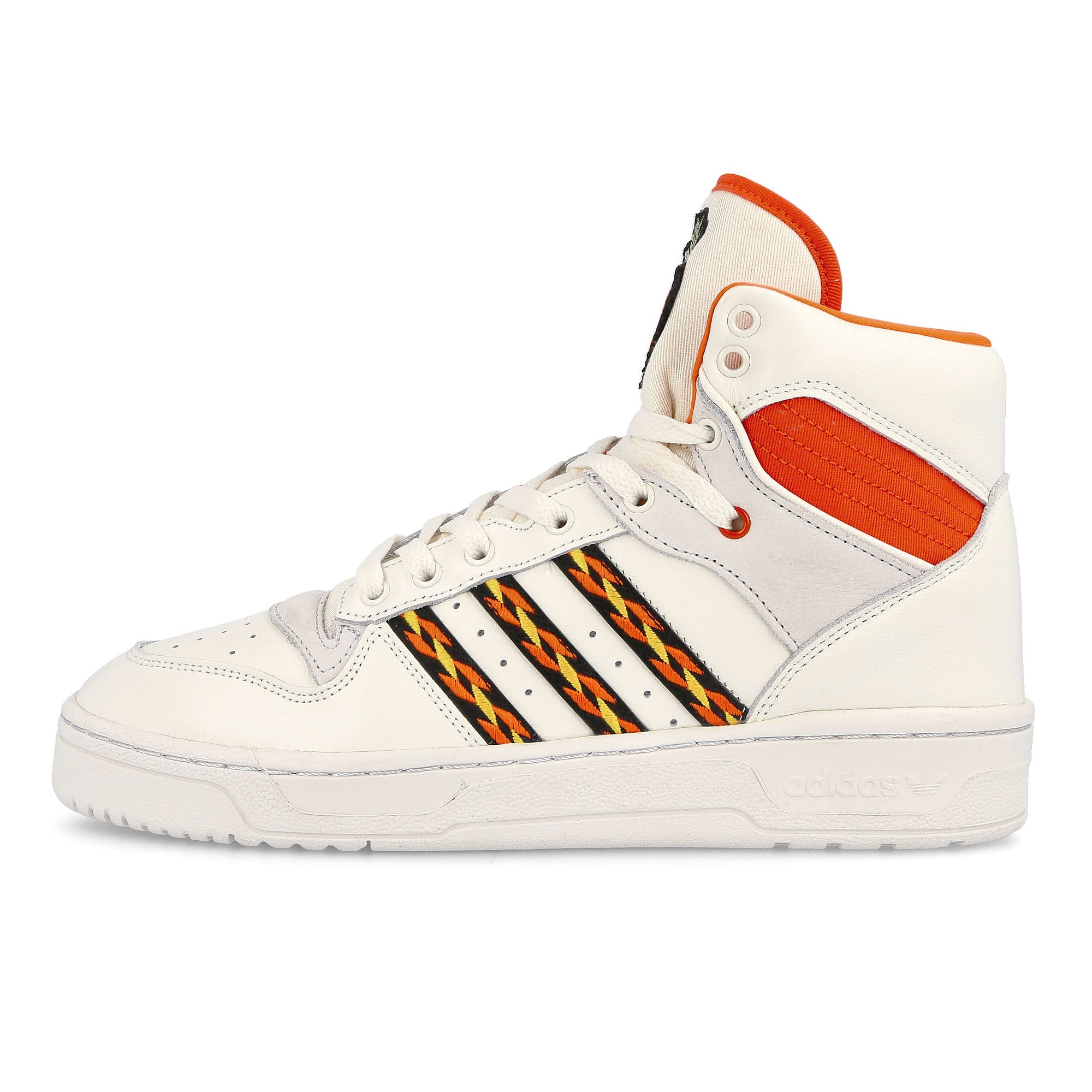 adidas Rivalry Cloud White-Semi Impact Orange-Crystal White High Top Sneakers HR1426 | Overkill