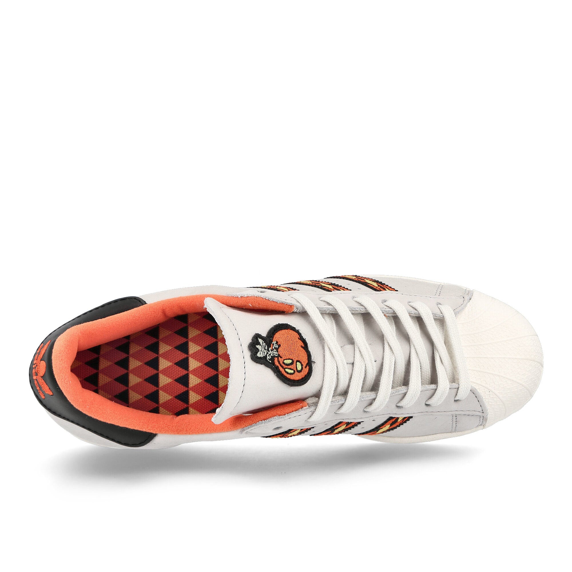 adidas Superstar Crystal White-Semi Impact Orange-Cloud White Sneakers Detailfoto | Overkill