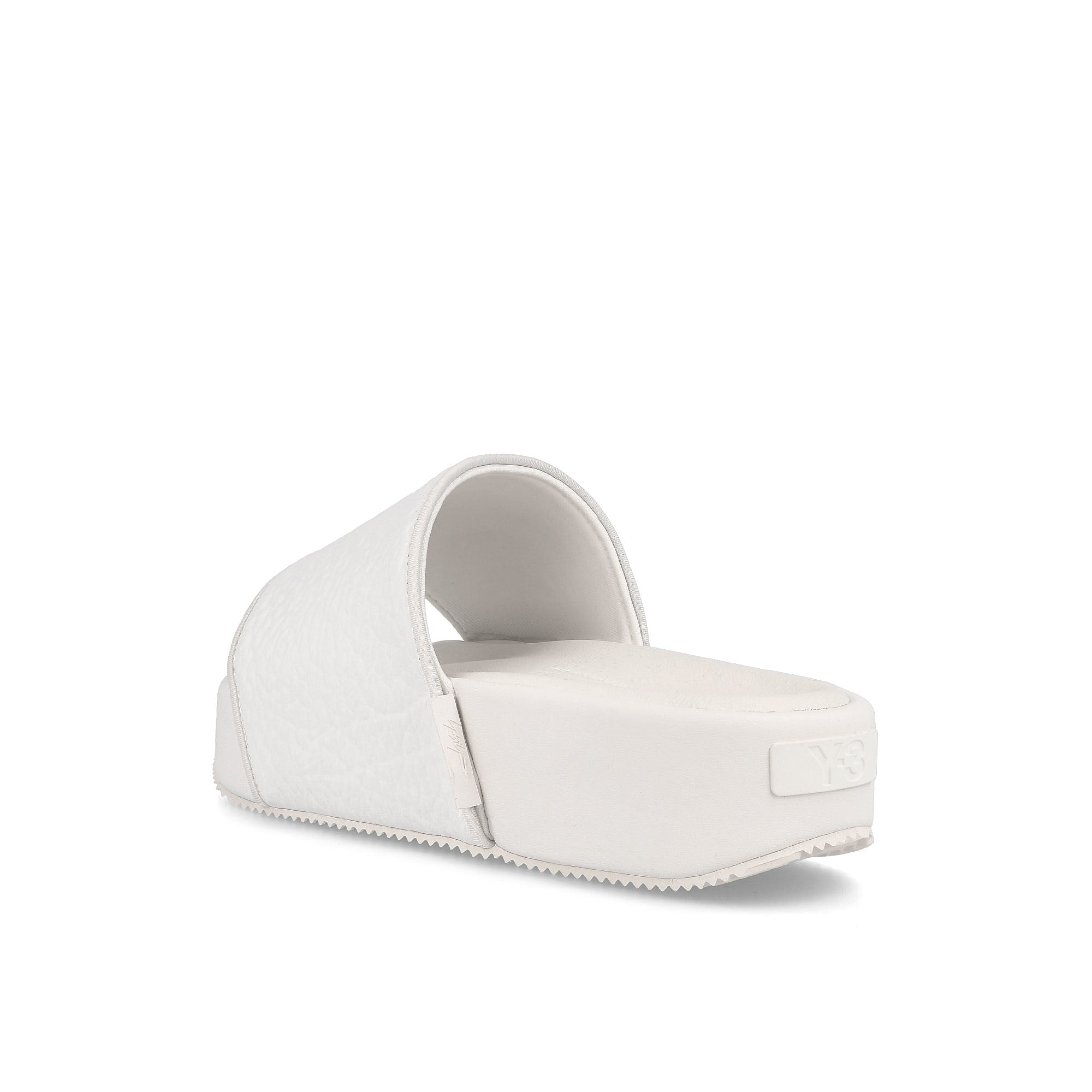 Y-3 slide Core White-Core White -Core White Slides, Sandals & Slippers Material | Overkill