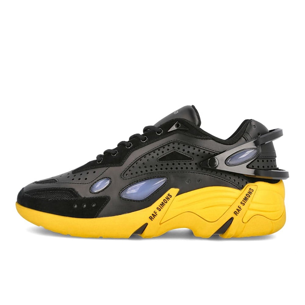 Raf Simons cylon-21 Black / Yellow Low Top Sneakers HR74003L | Overkill