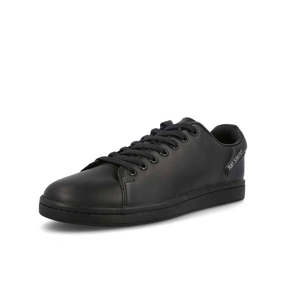 Raf Simons orion Black Low Top Sneakers Close Up | Overkill
