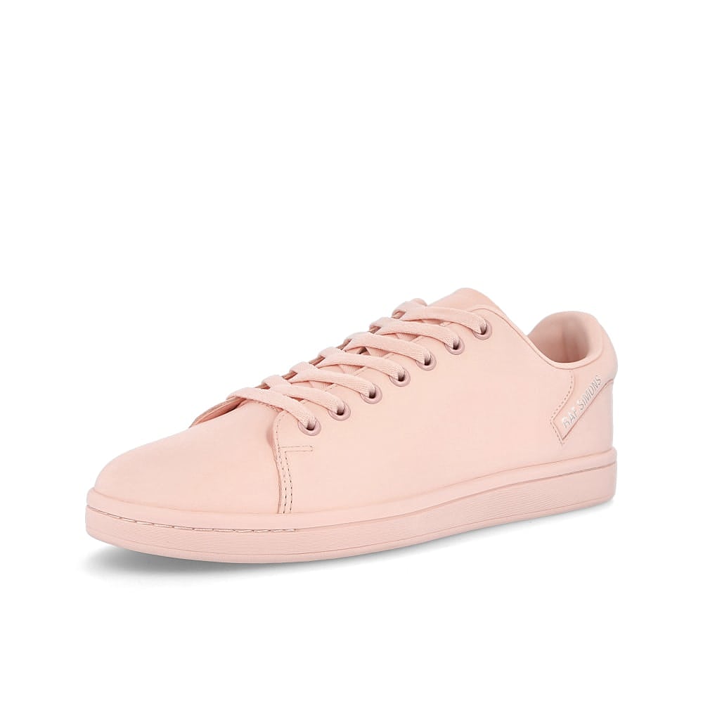 Raf Simons orion Pink Low Top Sneakers Close Up | Overkill