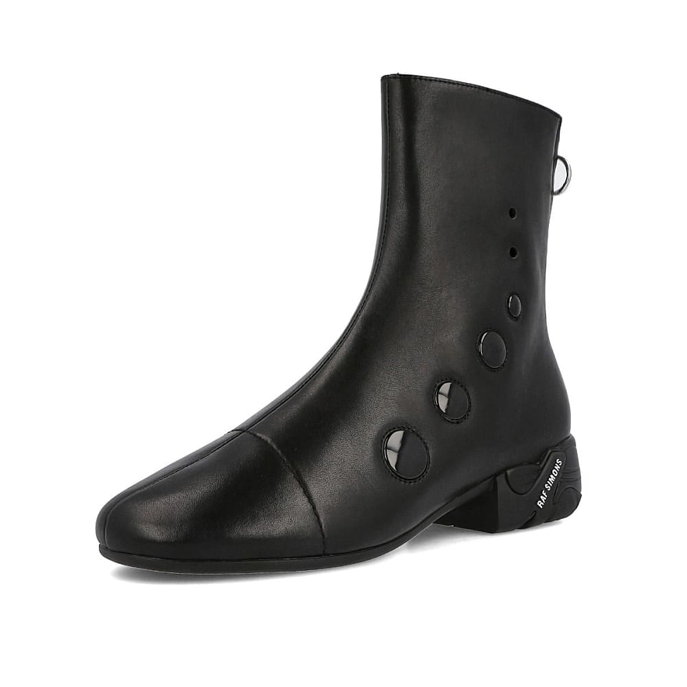 Raf Simons solaris-21 high Black Boots Close Up | Overkill