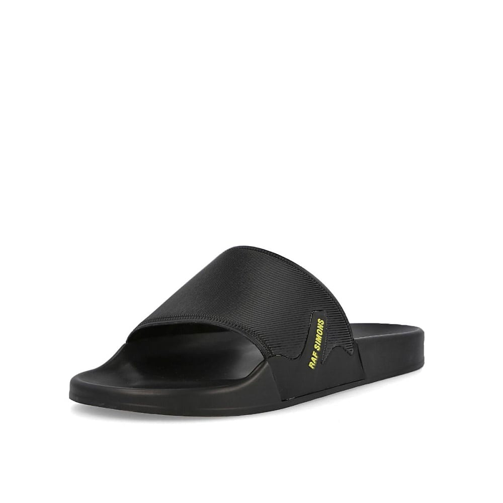 Raf Simons astra Black Slides, Sandals & Slippers Close Up | Overkill