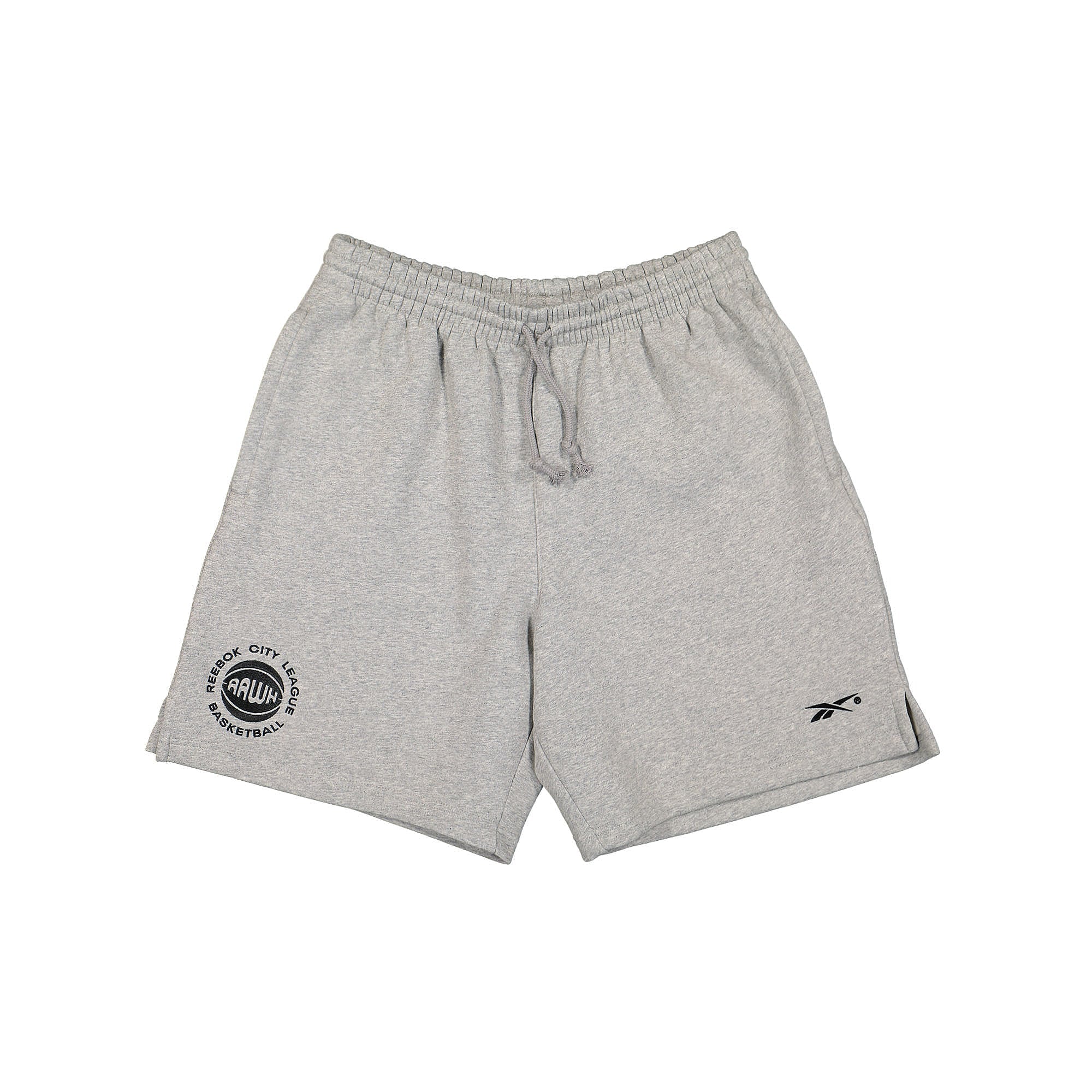Reebok Basketball City League Fleece Shorts Medium Grey Heather Shorts HS7006 | Overkill