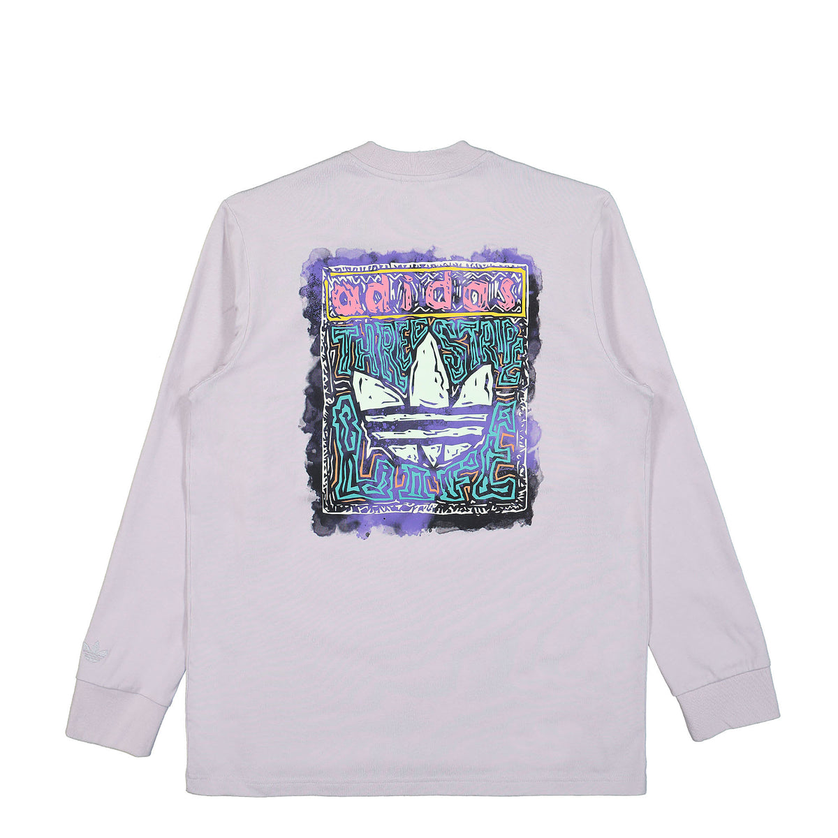 adidas Graphic Long Sleeve Mauve Longsleeves Close-up | Overkill