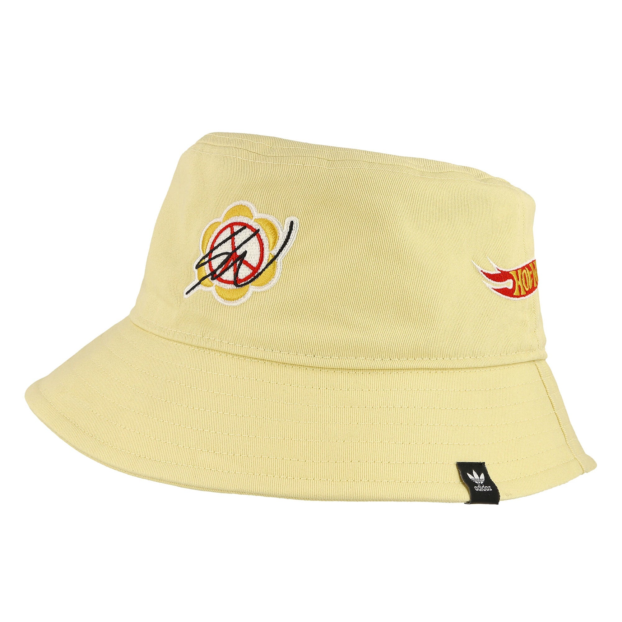 adidas Sean Wotherspoon x Hot Wheels x adidas Bucket Hat Easy Yellow Bucket Hats HT6534 | Overkill