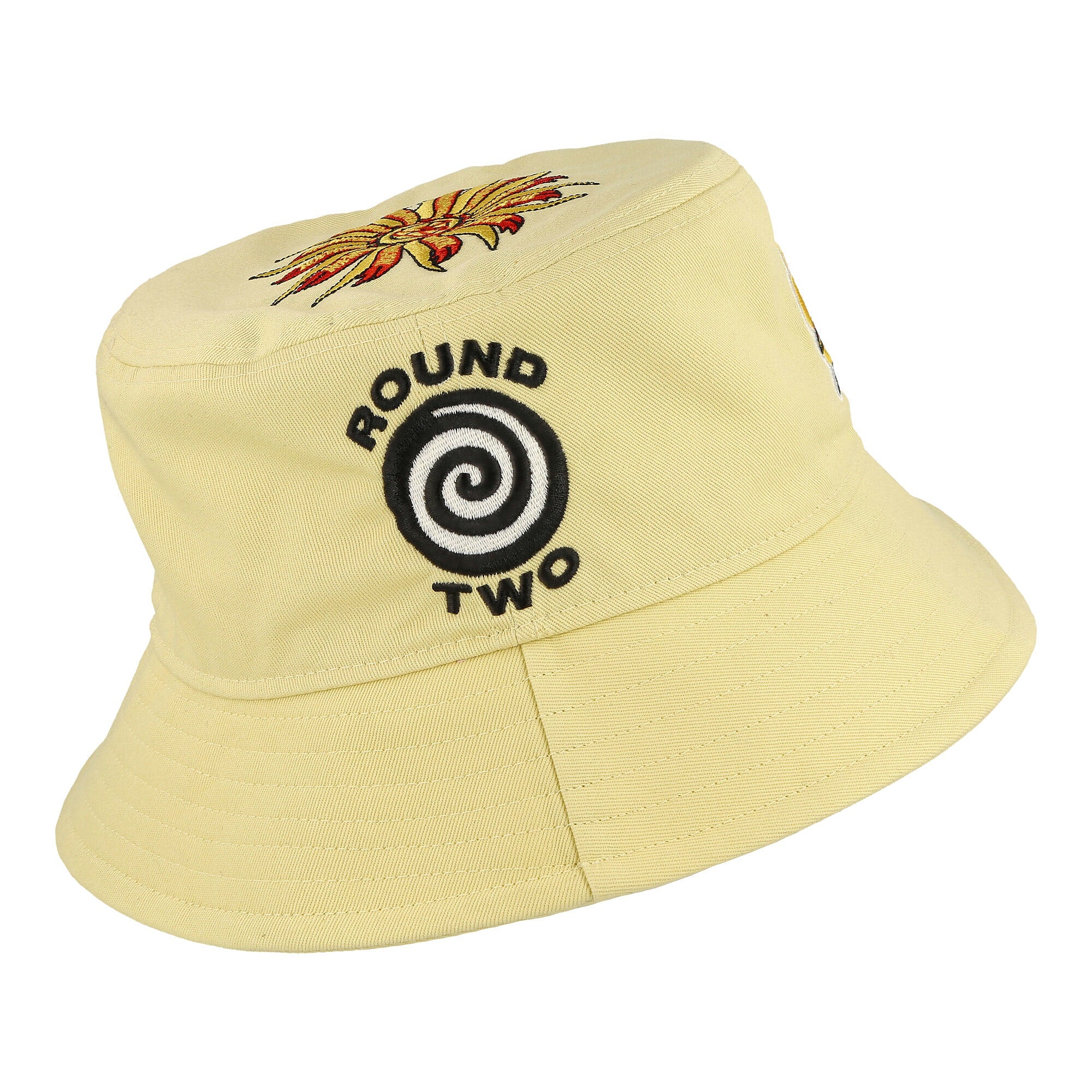 adidas Sean Wotherspoon x Hot Wheels x adidas Bucket Hat Easy Yellow Bucket Hats Close-up | Overkill