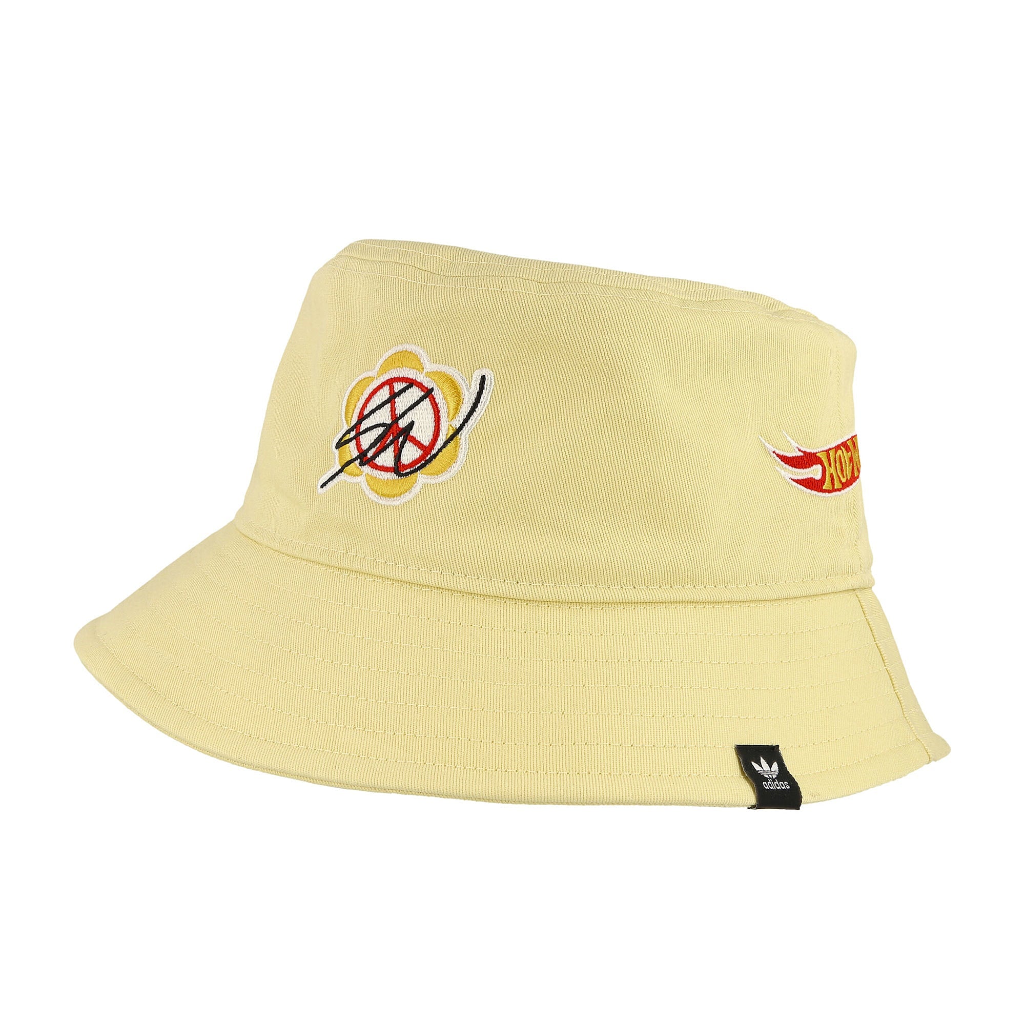 adidas Sean Wotherspoon x Hot Wheels x adidas Wmns Bucket Hat Easy Yellow Bucket Hats HT6534W | Overkill
