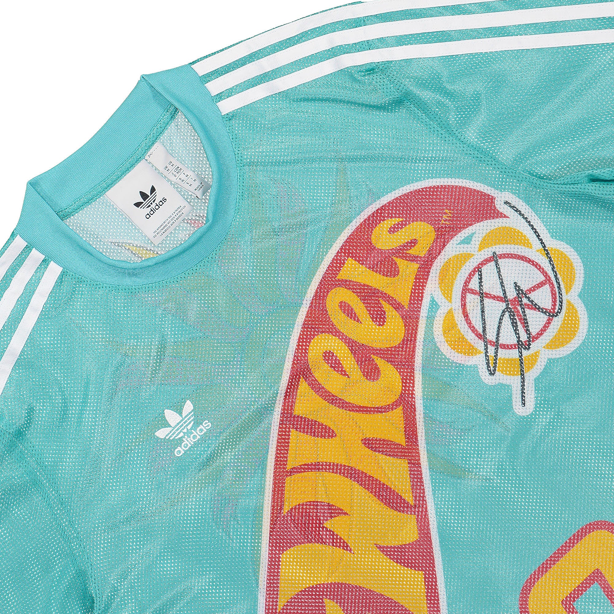 adidas Sean Wotherspoon x Hot Wheels x adidas Mesh Longsleeve Mint Longsleeves Material | Overkill