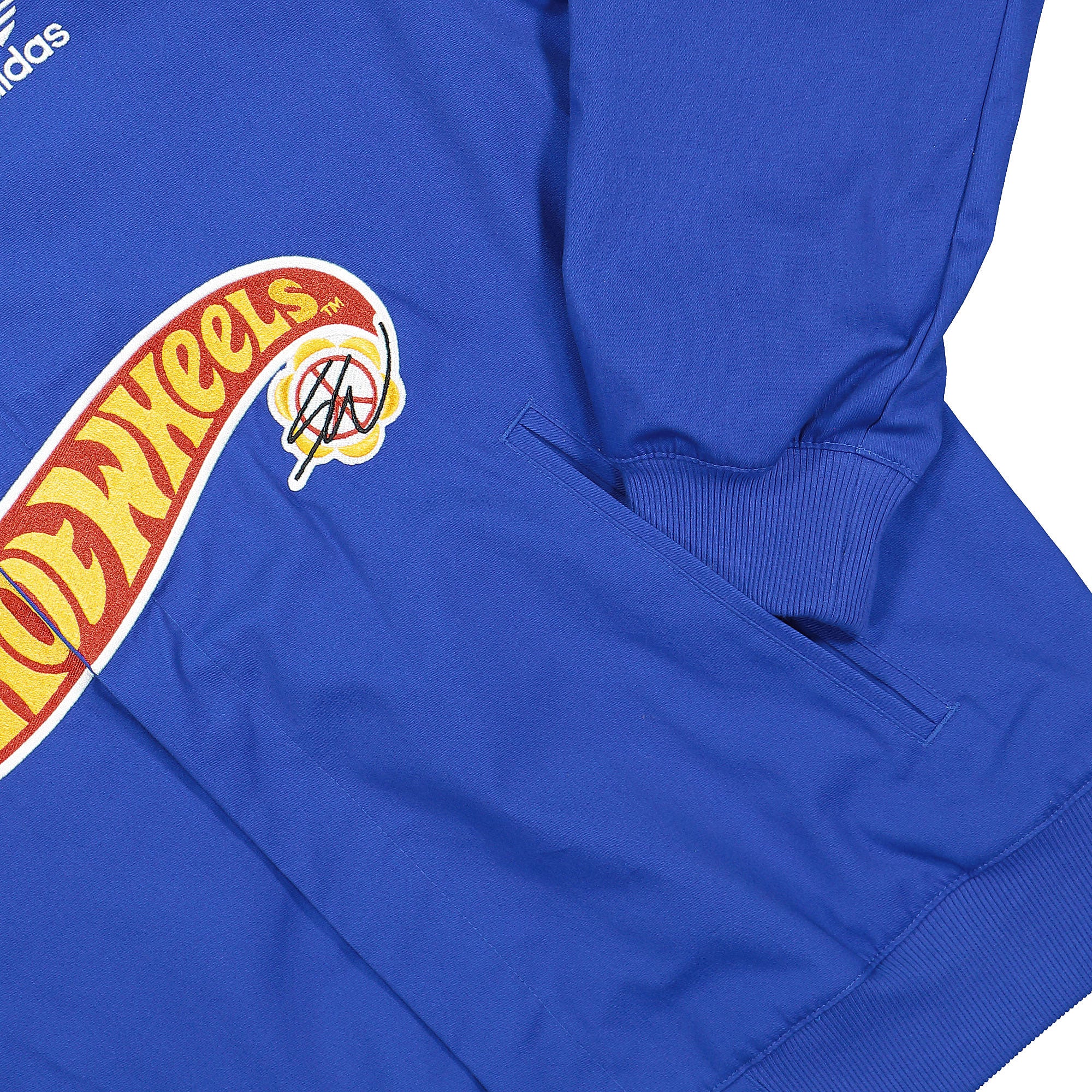 adidas Sean Wotherspoon x Hot Wheels x adidas Jacket Blue Jackets Detailfoto | Overkill