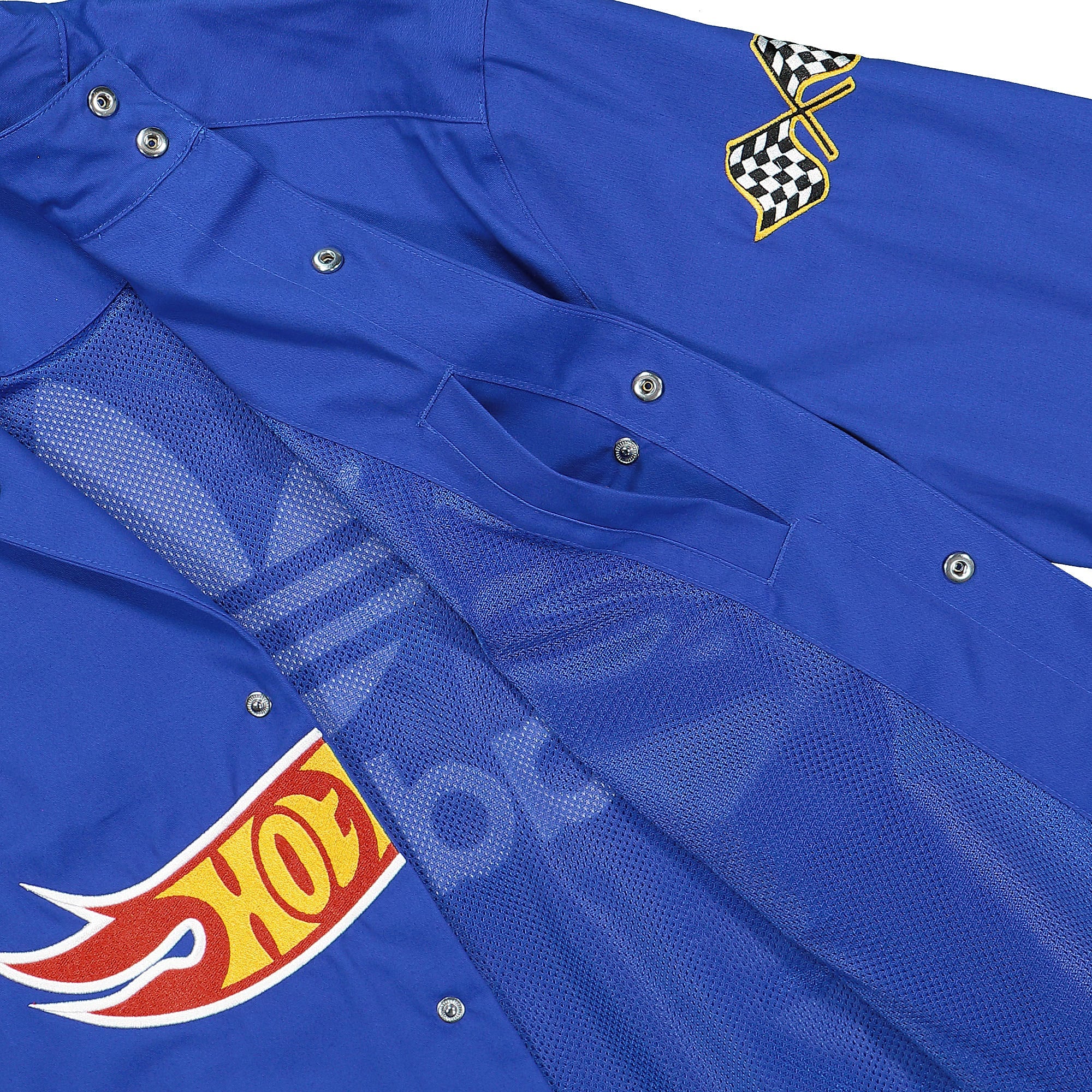 adidas Sean Wotherspoon x Hot Wheels x adidas Jacket Blue Jackets Detail view 1 | Overkill