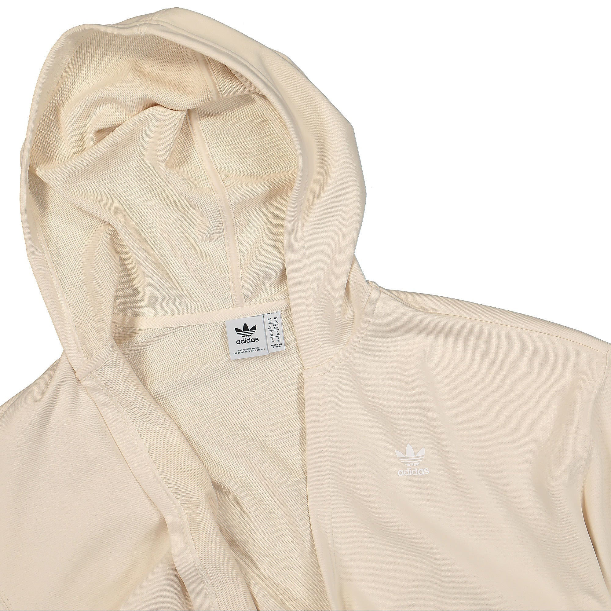 adidas Wmns Hooded Dress Wonder White Dresses Close-up | Overkill