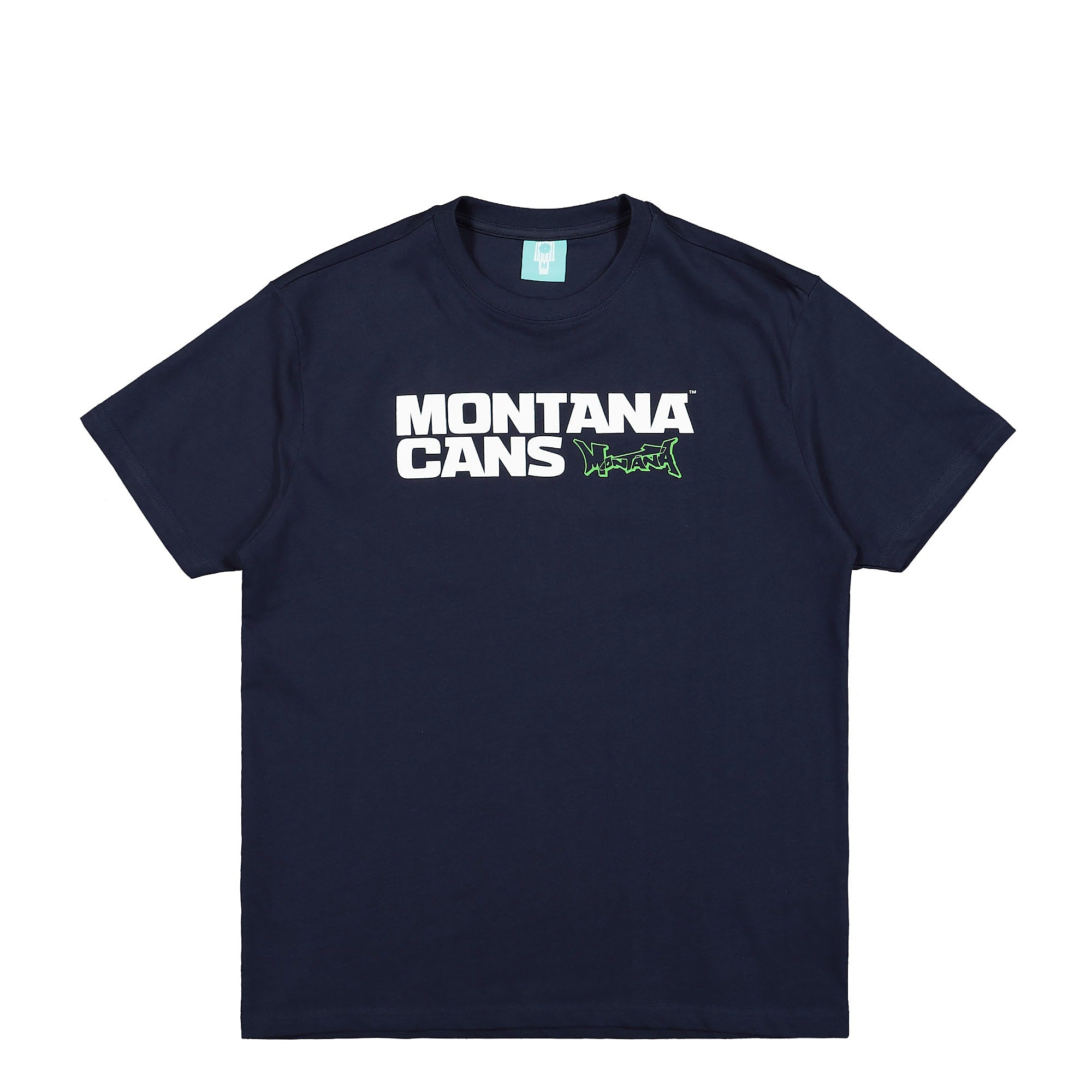 Montana T-Shirt Typo + Logo Midnight Navy T-Shirts 100072 | Overkill