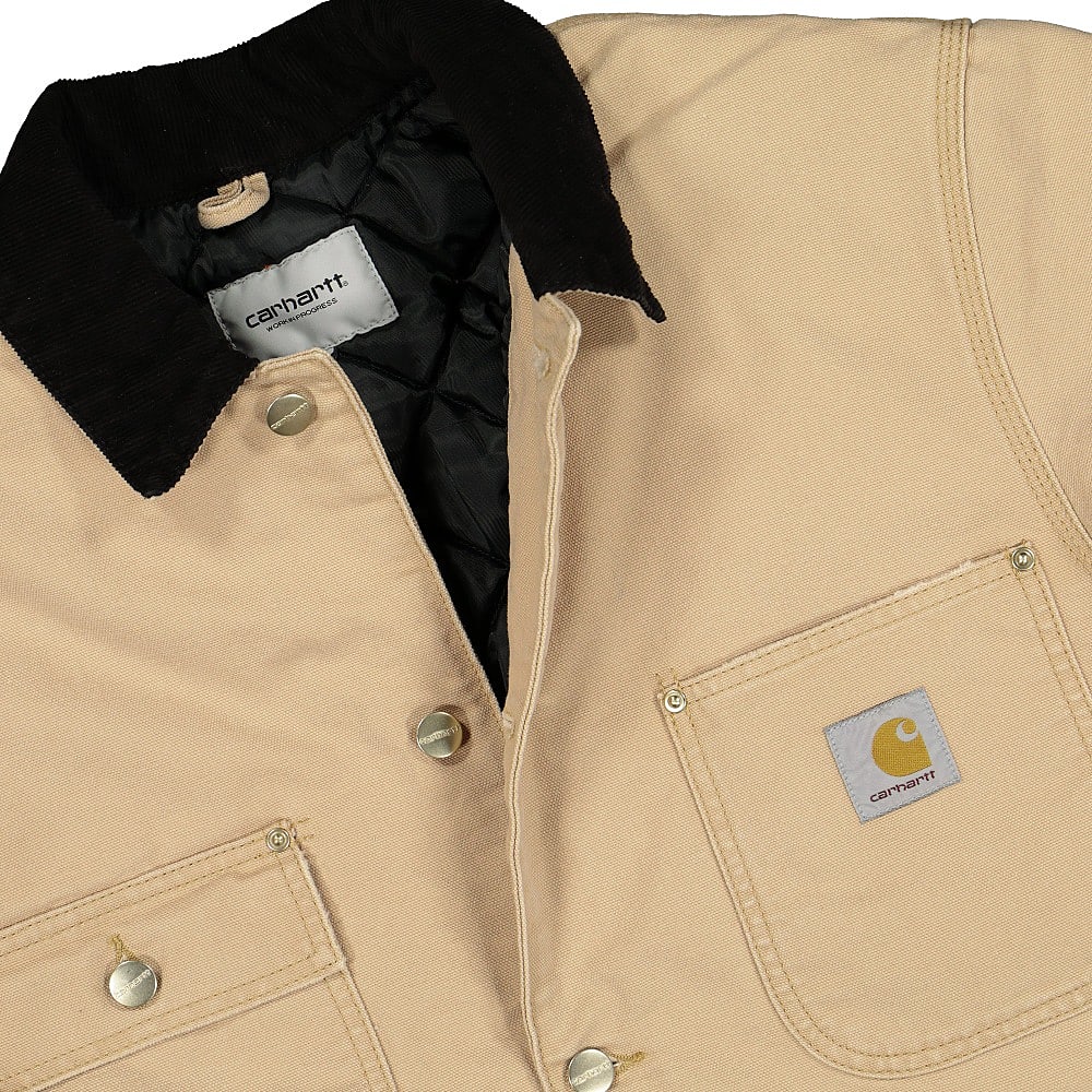 Carhartt WIP OG Chore Coat Dusty Brown Coats Close-up | Overkill