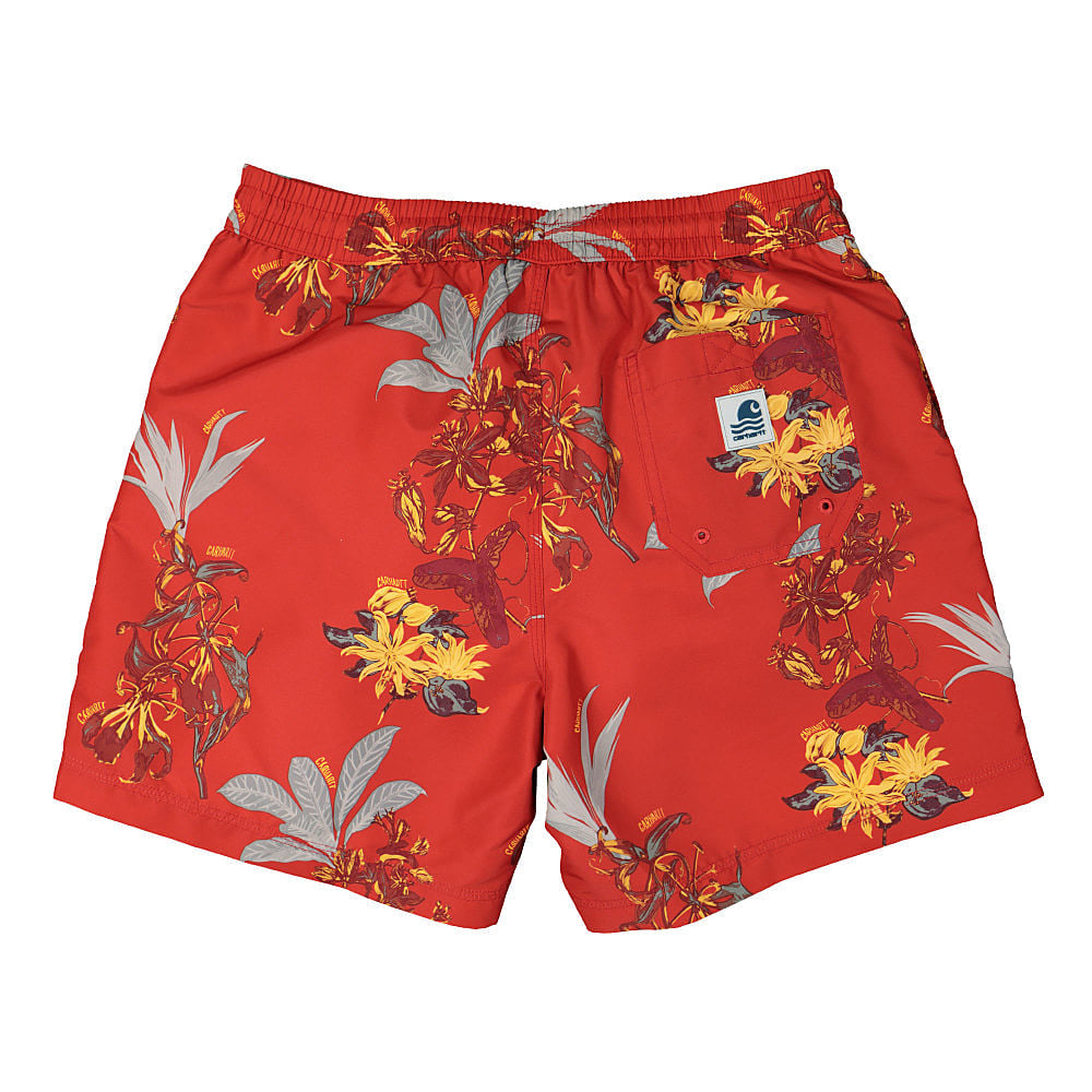 Carhartt WIP Drift Swim Trunks Red Swimwear Material | Overkill