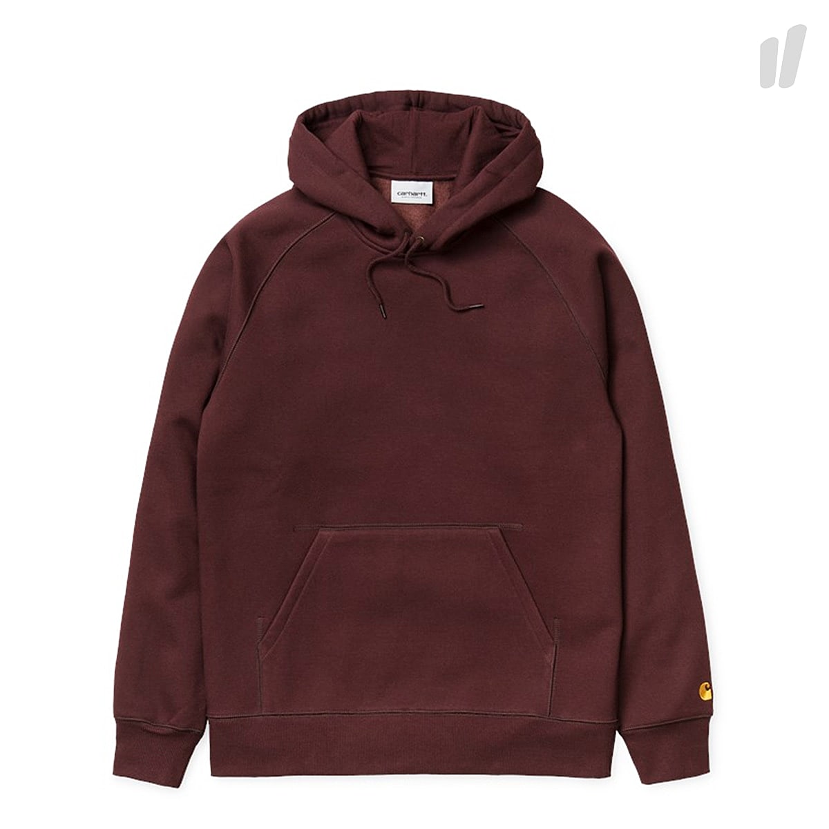 Carhartt WIP Hooded Chase Sweat Damson / Gold Hoodies I015897.395.90.03 | Overkill