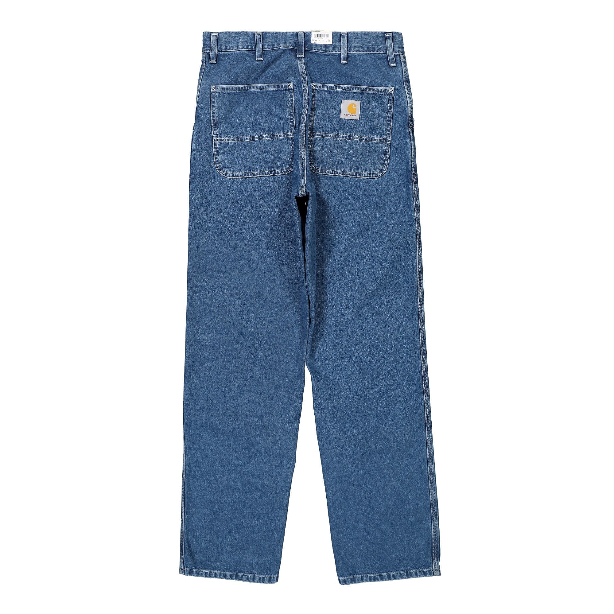 Carhartt WIP Simple Pant Blue Stone Washed Jeans Material | Overkill