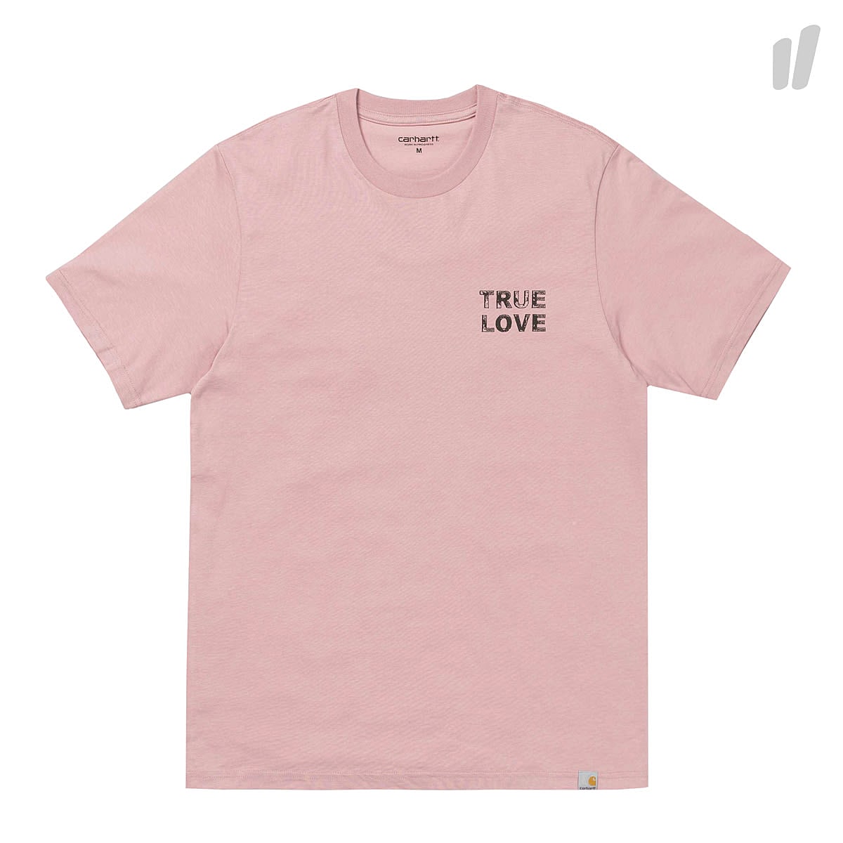 Carhartt WIP True Love T-Shirt Soft Rose / Black T-Shirts I024748.841.89.03 | Overkill