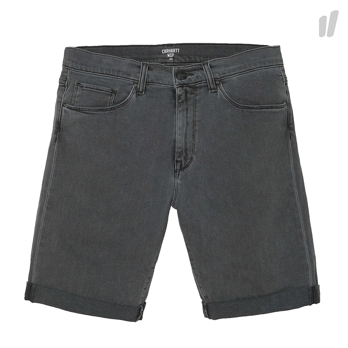 Carhartt WIP Swell Short Black Stone Bleached Shorts I024948.89.12.00 | Overkill
