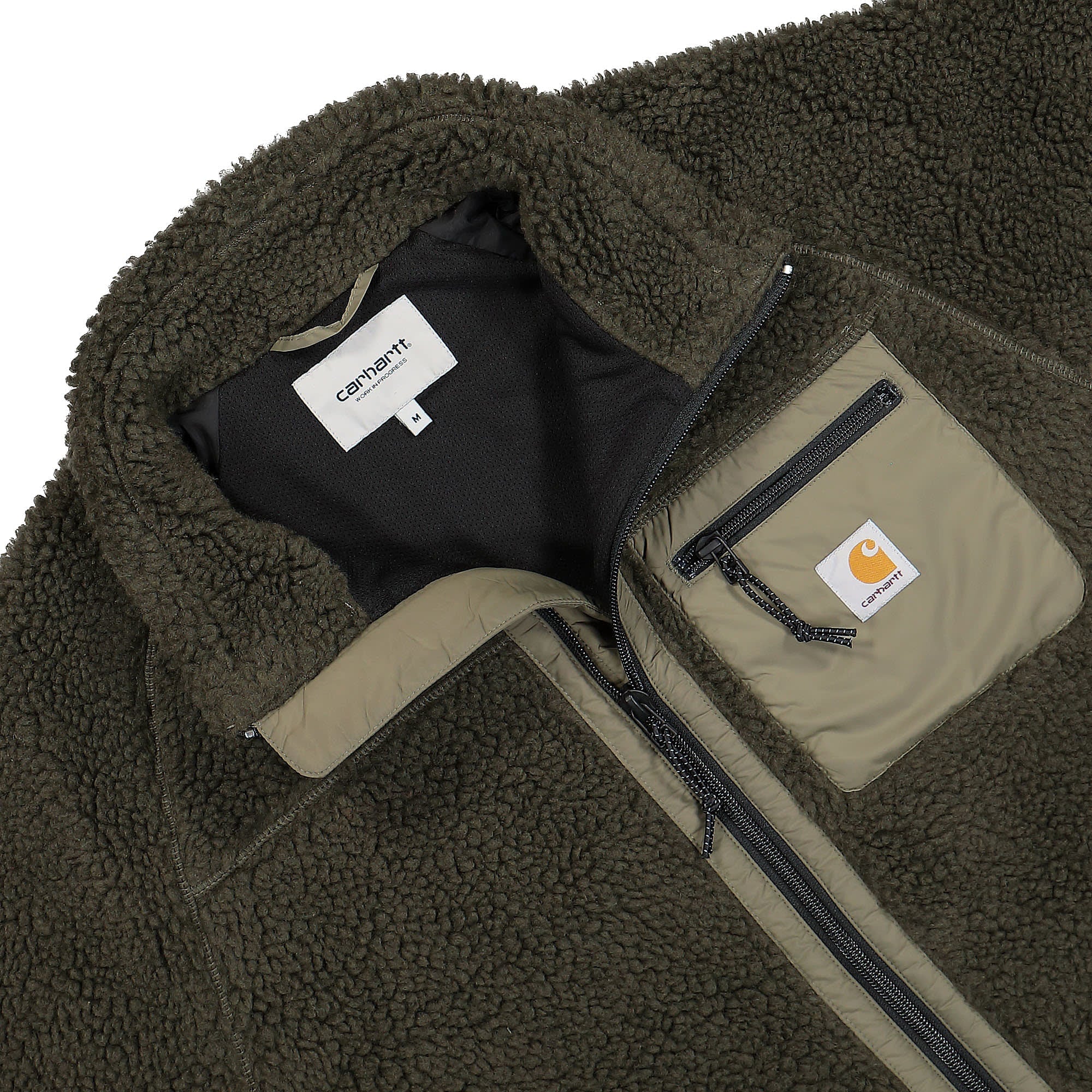 Carhartt WIP Prentis Liner Cypress / Seaweed Jackets Close-up | Overkill