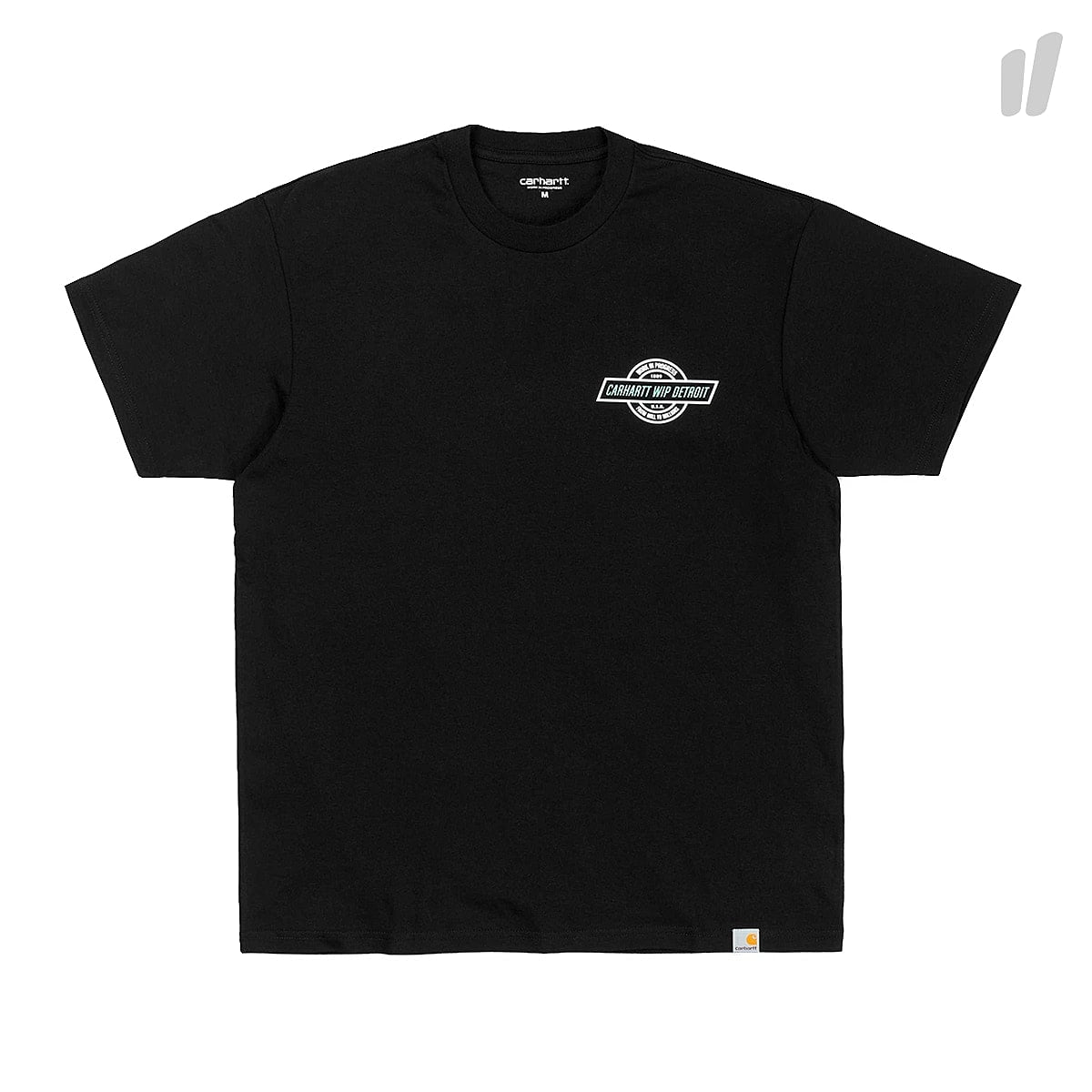 Carhartt WIP S/S Detroit Emblem T-Shirt Black T-Shirts I025311.89.00.03 | Overkill