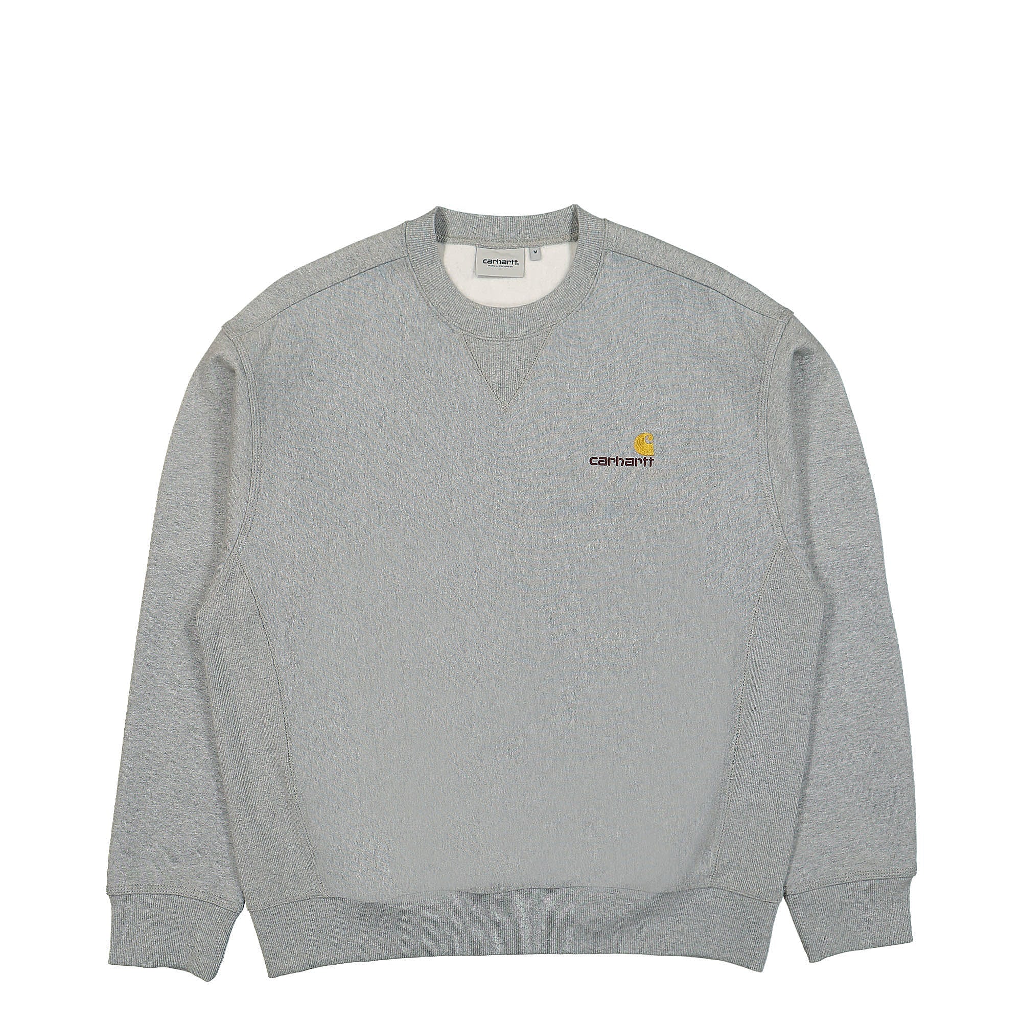 Carhartt WIP American Script Sweat Grey Heather Sweatshirts I025475.V6.XX.03 | Overkill