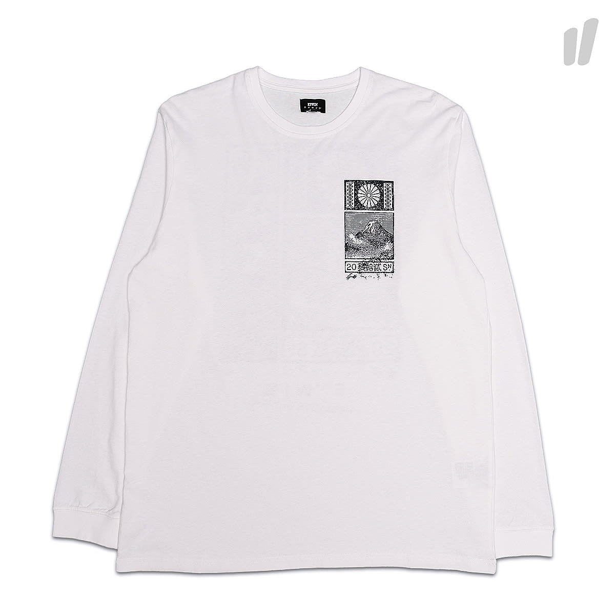 Edwin From Japan With Love Long Sleeve White Longsleeves I025874.02.67.03 | Overkill