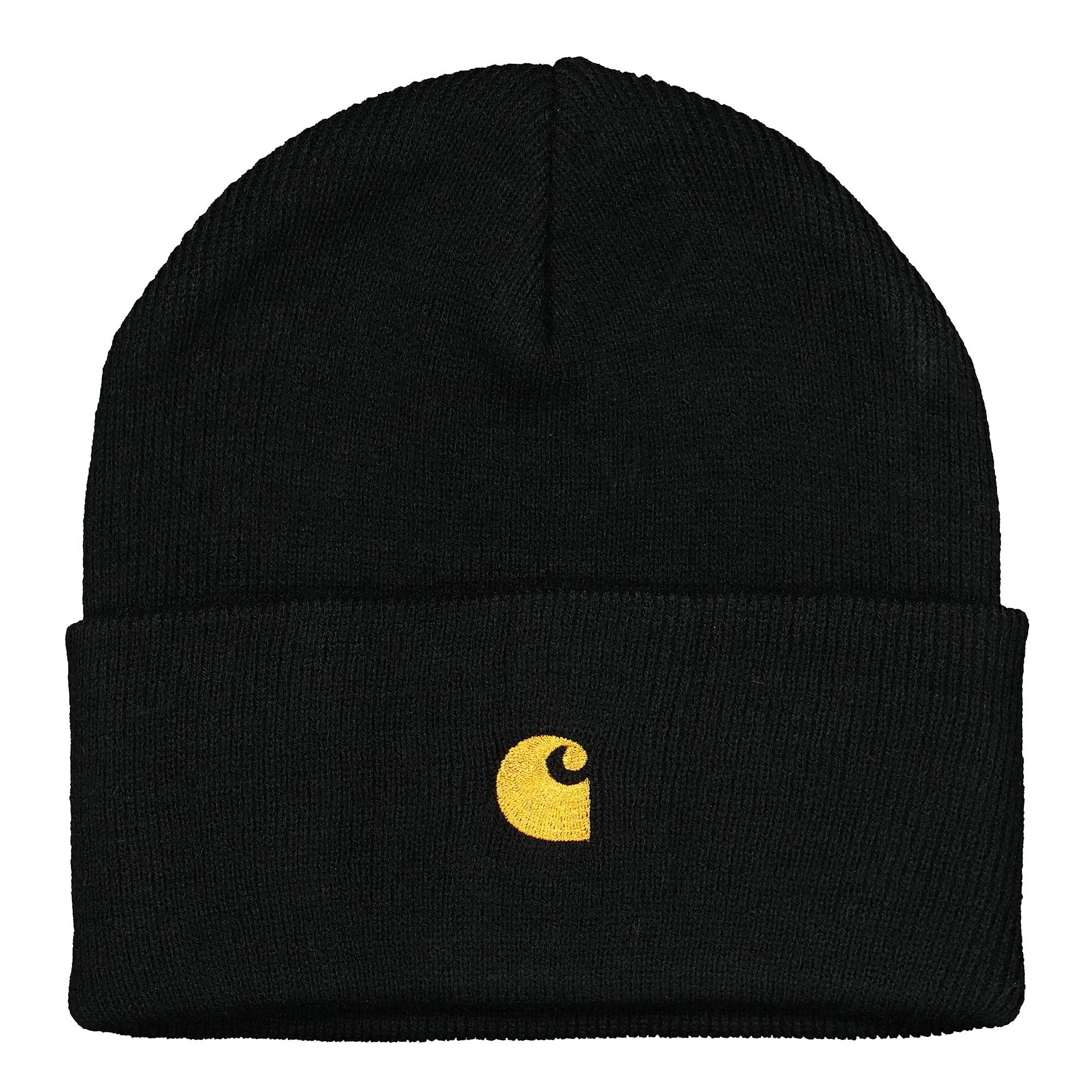 Carhartt WIP Chase Beanie Black / Gold Beanies I026222.89.90.06 | Overkill