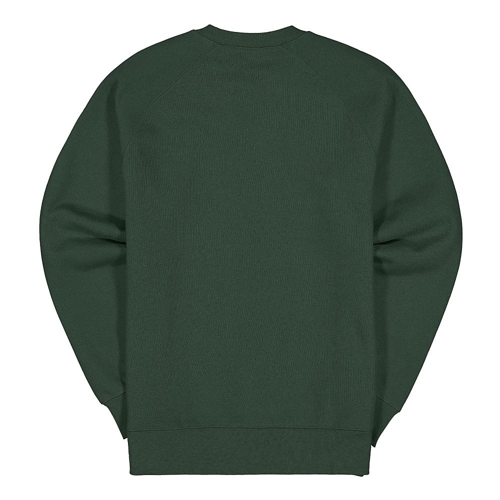 Carhartt WIP Chase Sweat Dark Teal / Gold Sweatshirts Material | Overkill