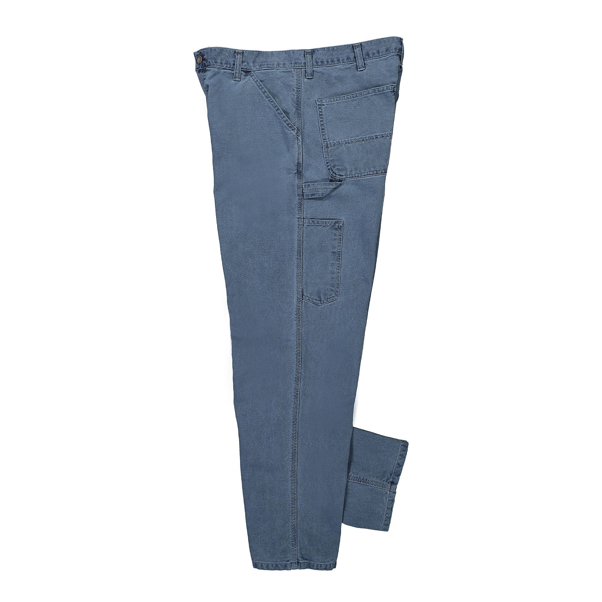 Carhartt WIP Single Knee Pant Storm Blue Casual Pants Close-up | Overkill