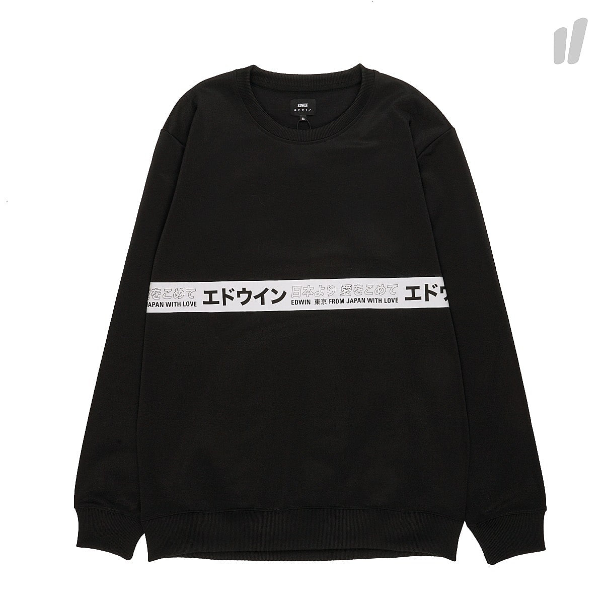 Edwin Track Sweat Interlock Black Sweatshirts I026655.89.00.03 | Overkill