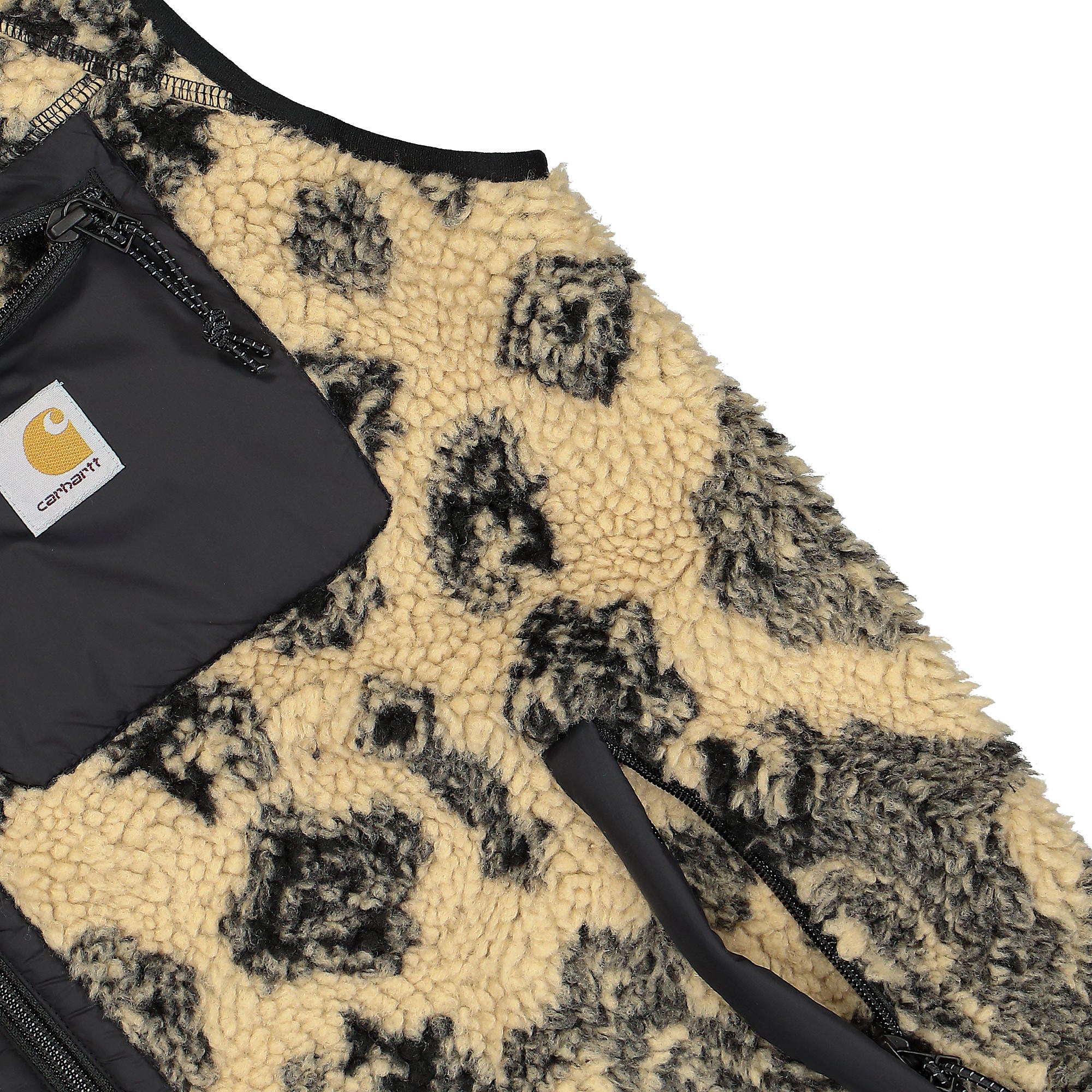 Carhartt WIP Prentis Vest Liner Jacquard Dusty Brown Vests Detailfoto | Overkill